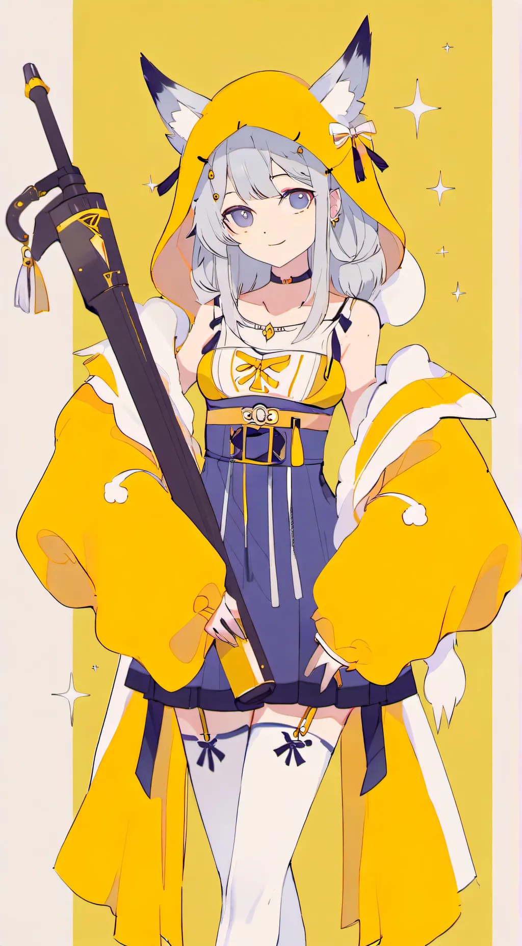 ai character: {♡~💛няша💛~♡} background