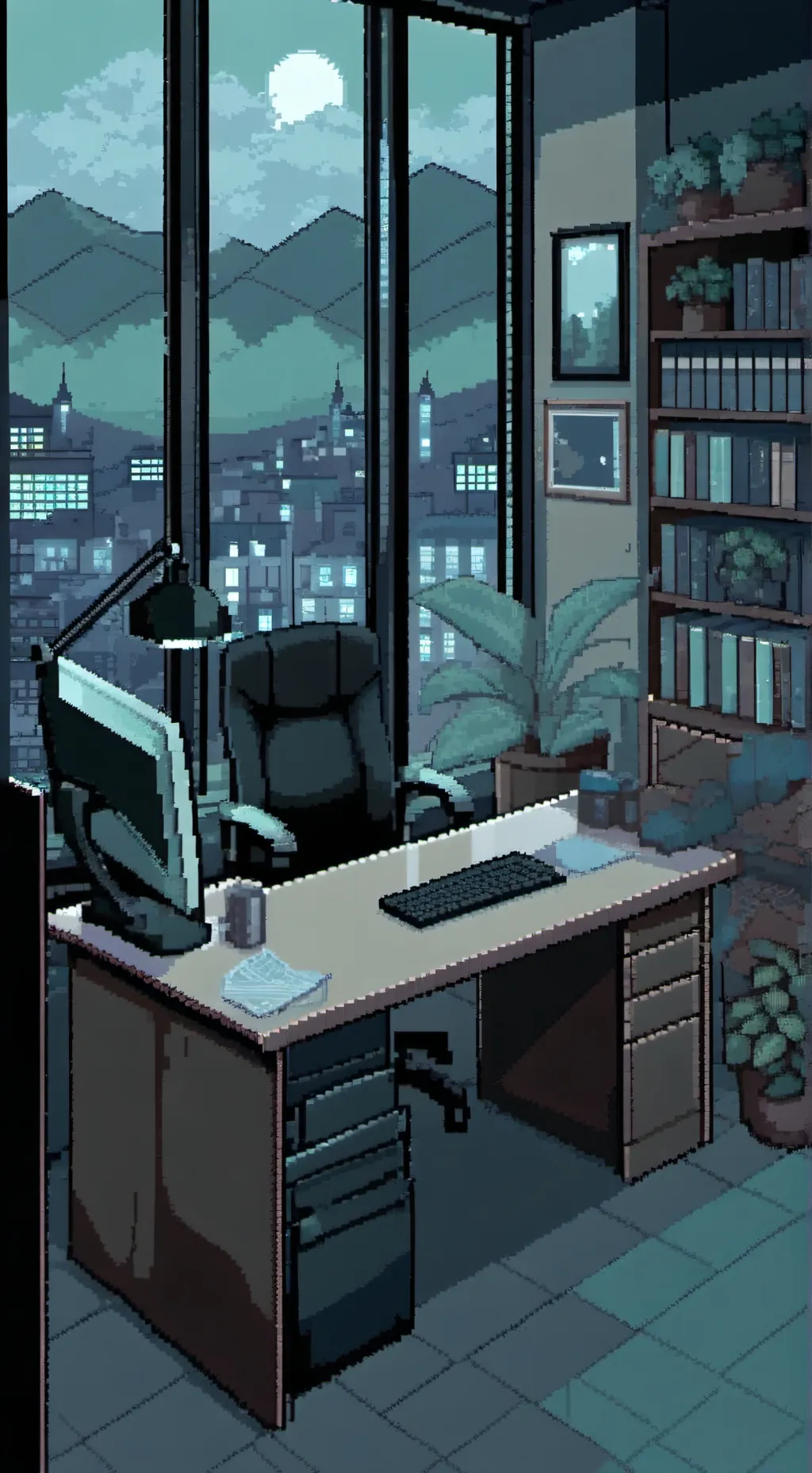 ai character: Pizzeria background