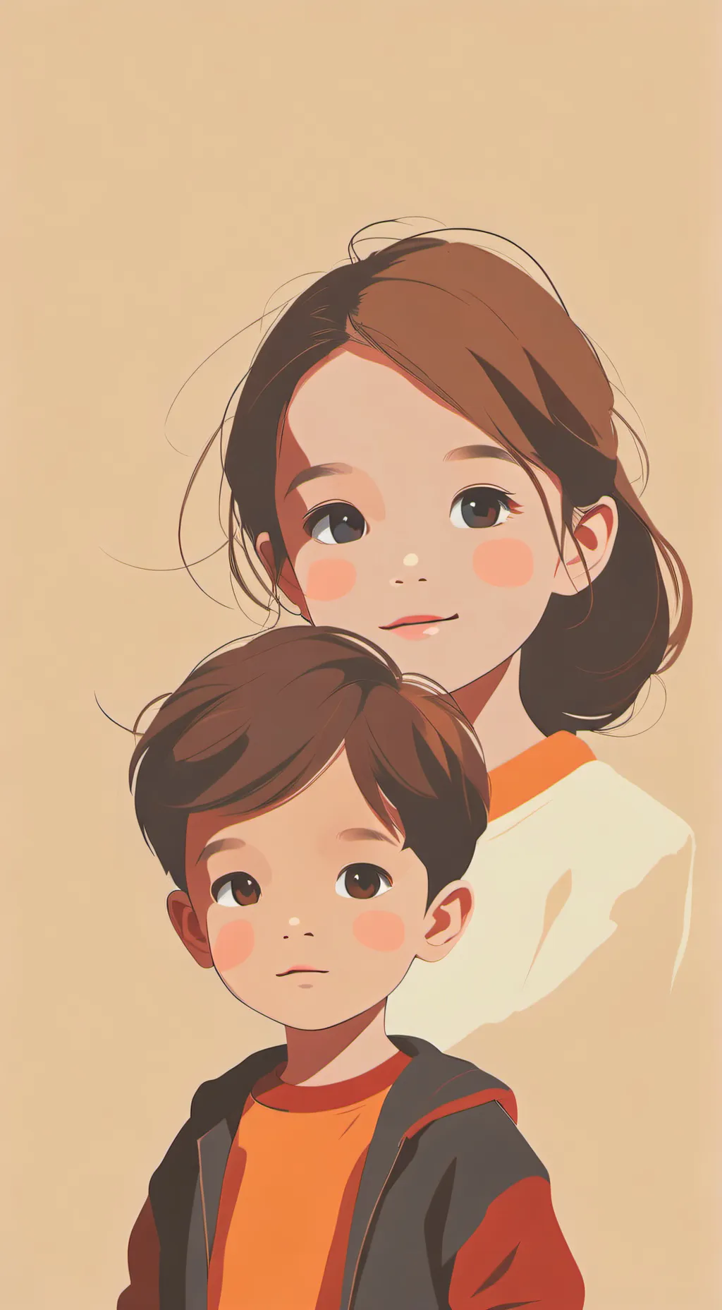 ai character: kid day background