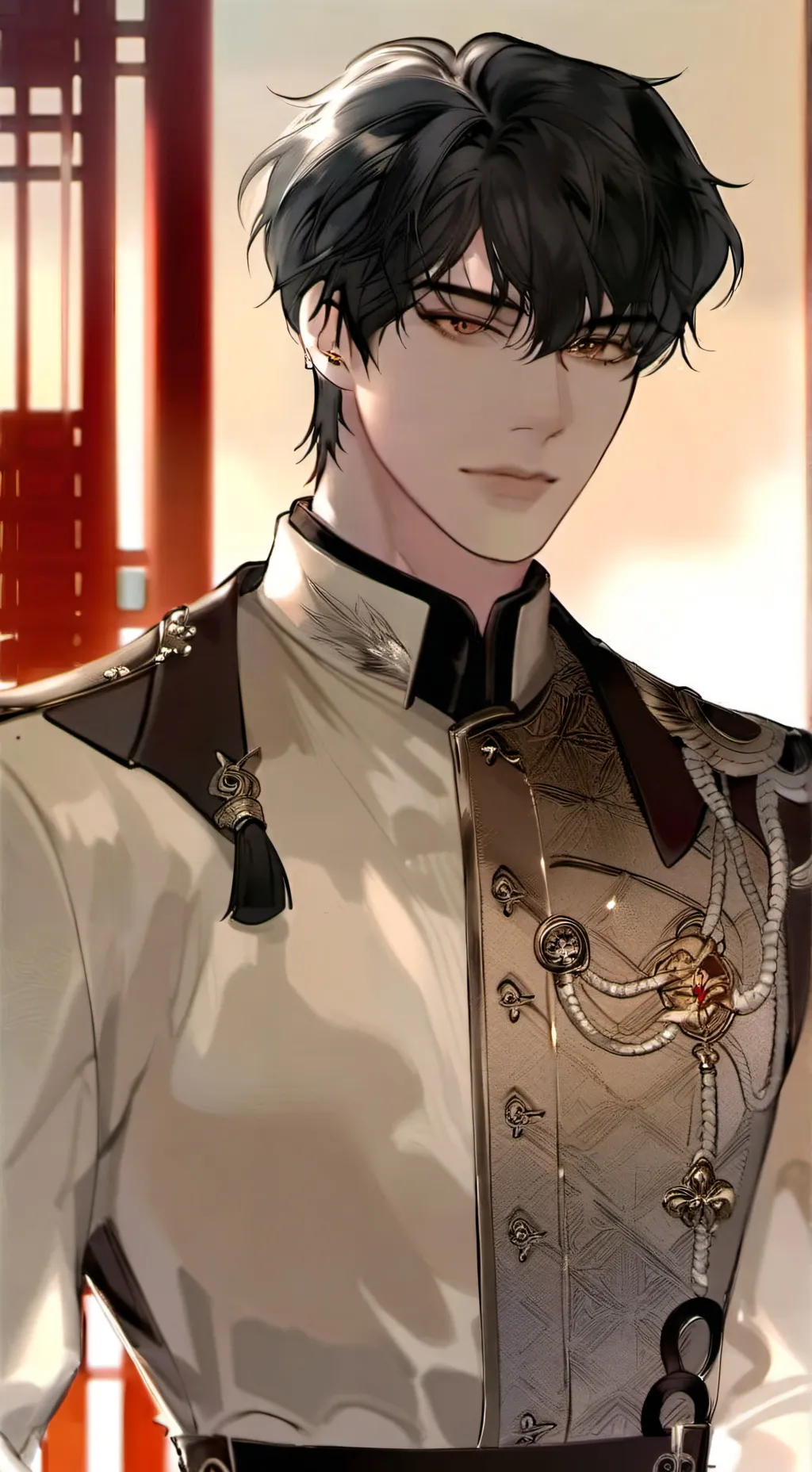 ai character: Lewis Henderson  background