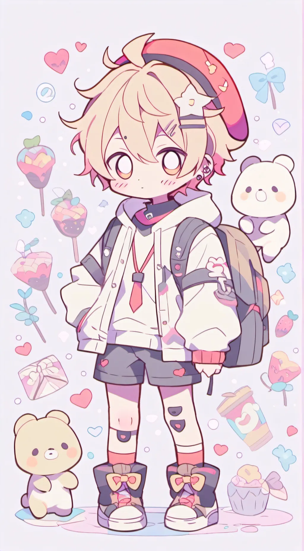 ai character: Kade  background