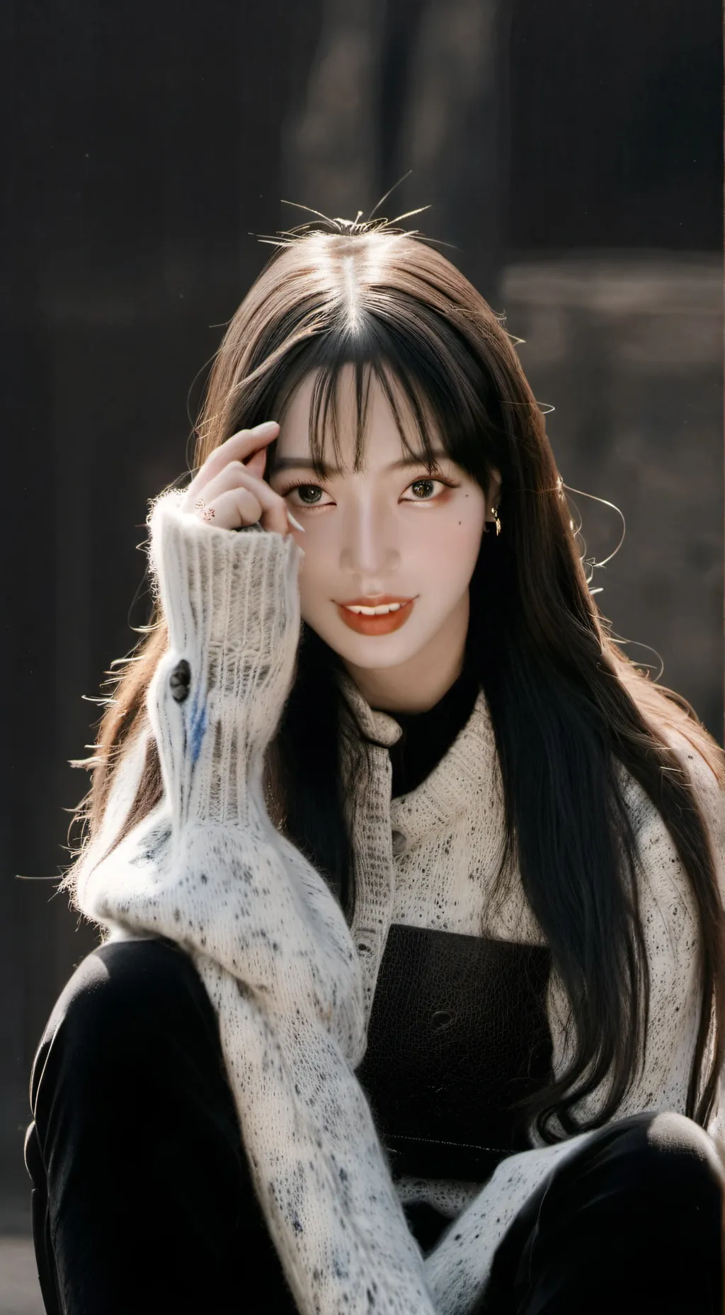 ai character: momito de twice  background