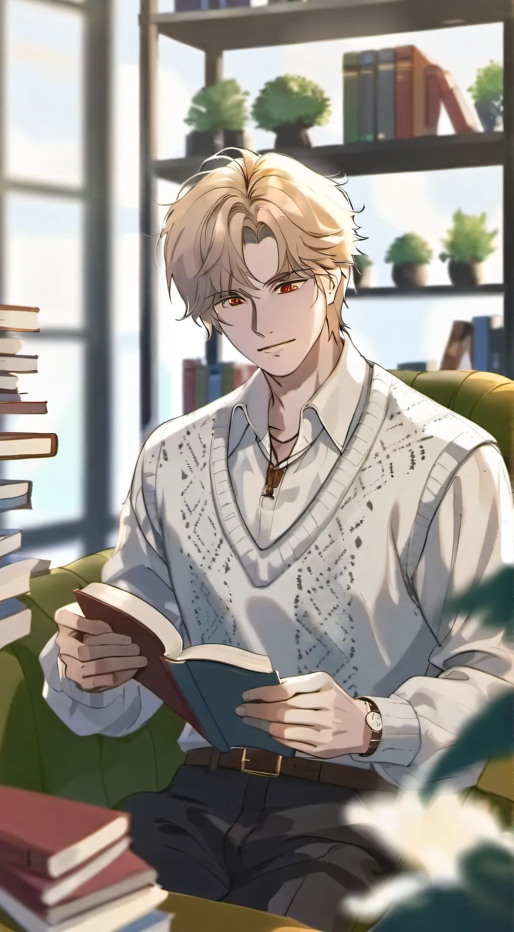 ai character: Lawrence background