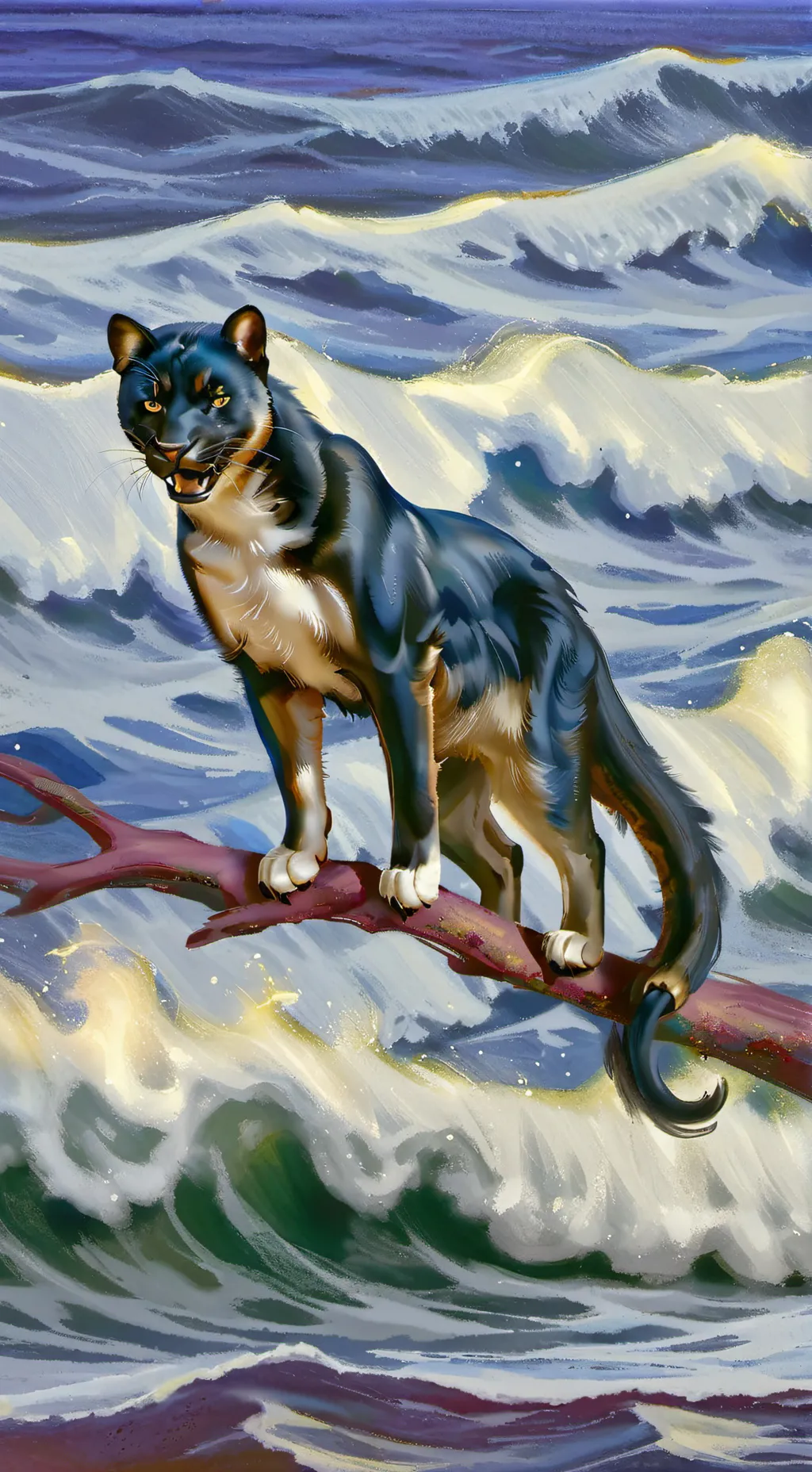 ai character: mamãe pantera background