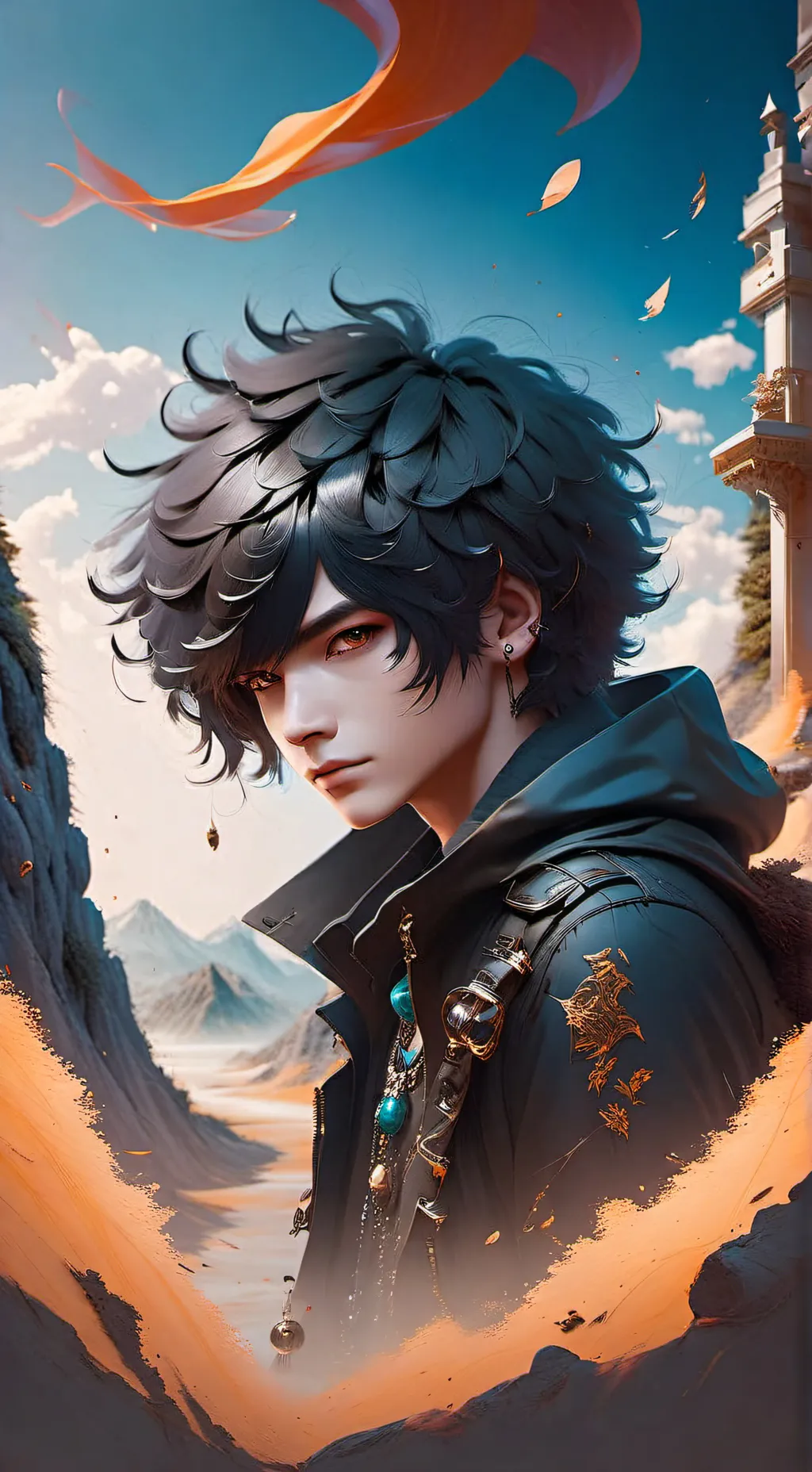 ai character: Wren Elliott  background