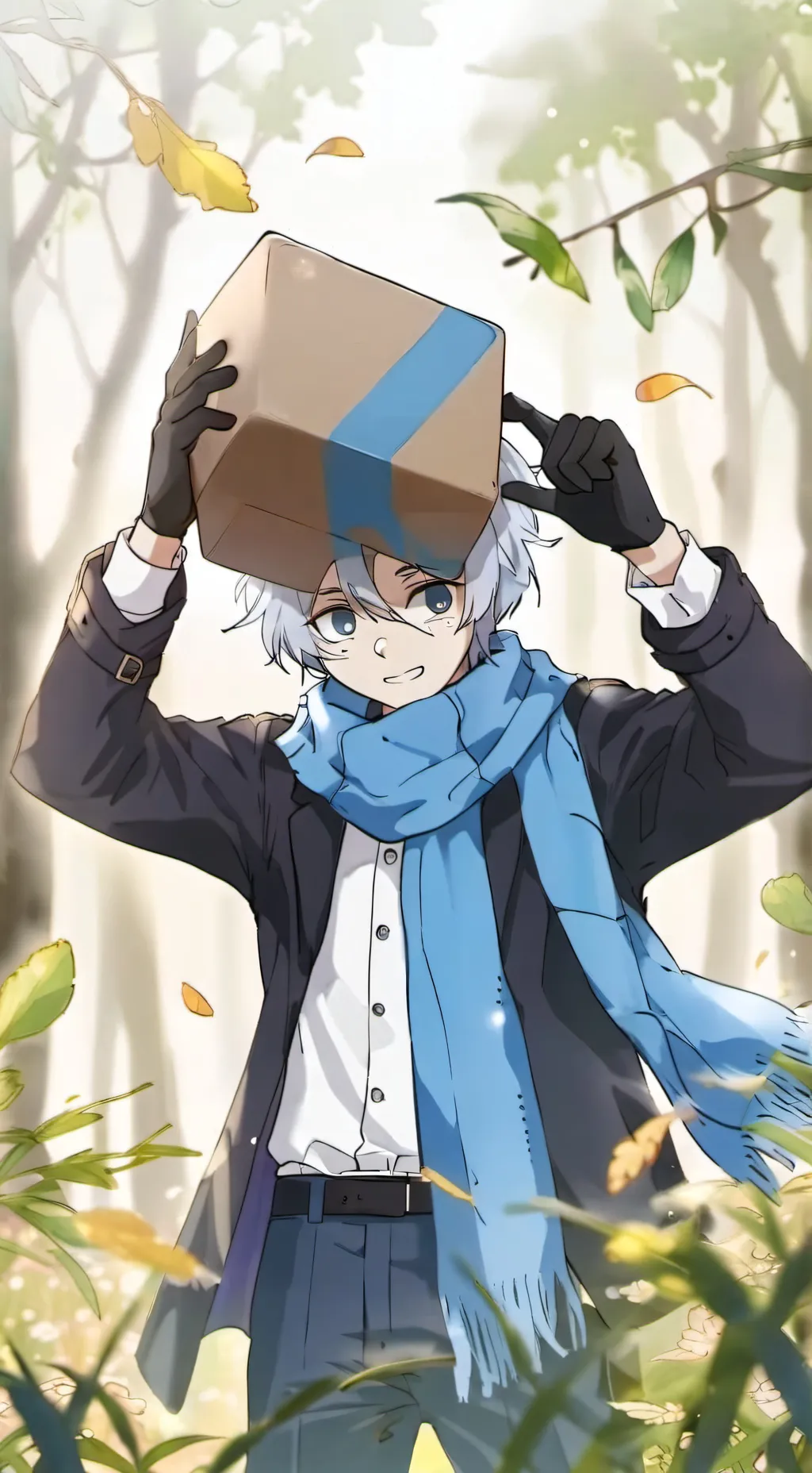 ai character: Cube! background