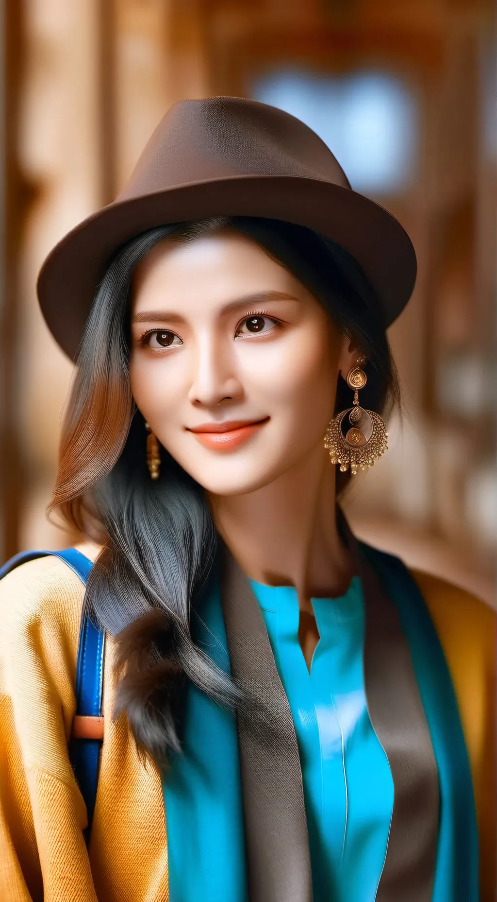 ai character: Clay background