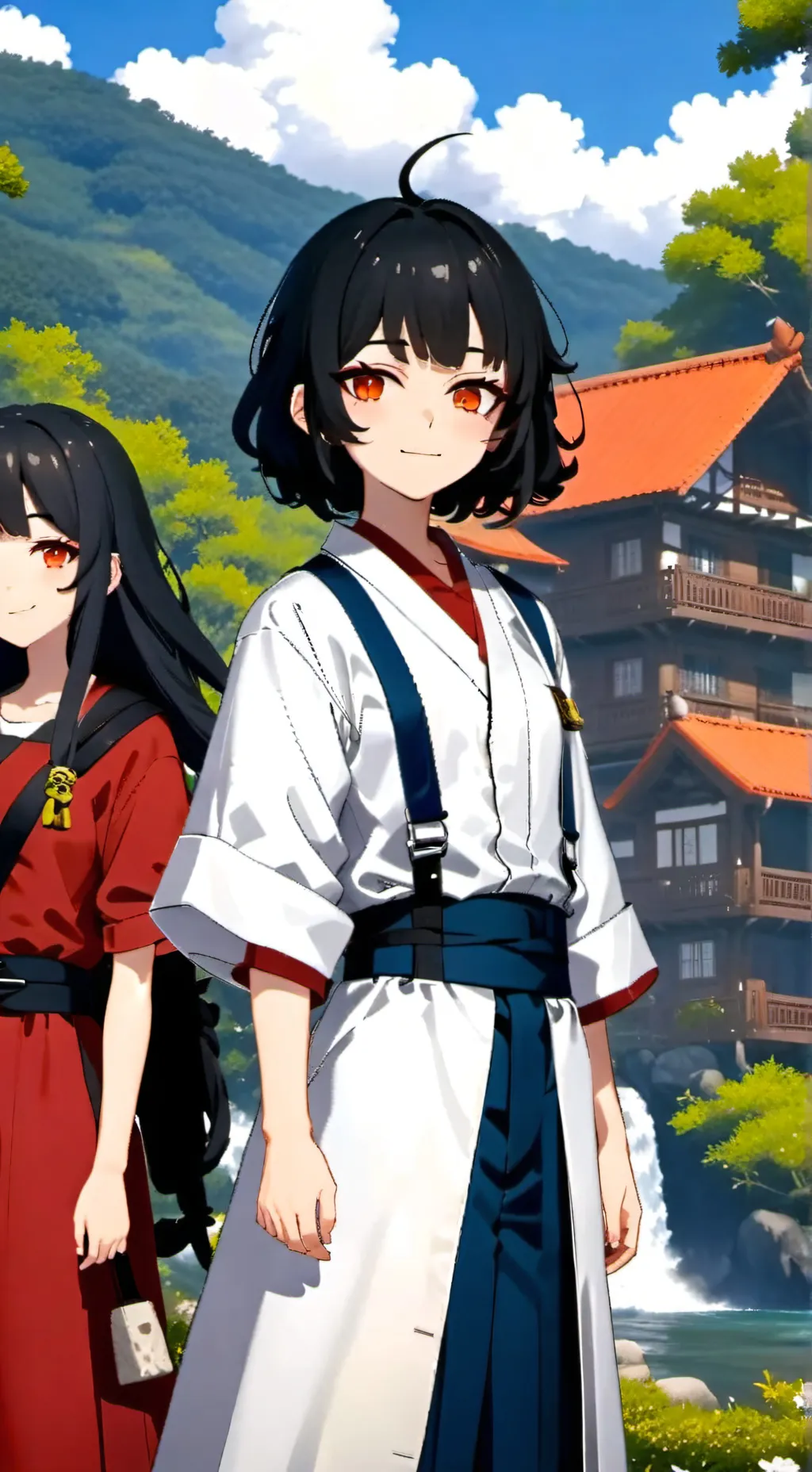 ai character: Lisa e Lena background