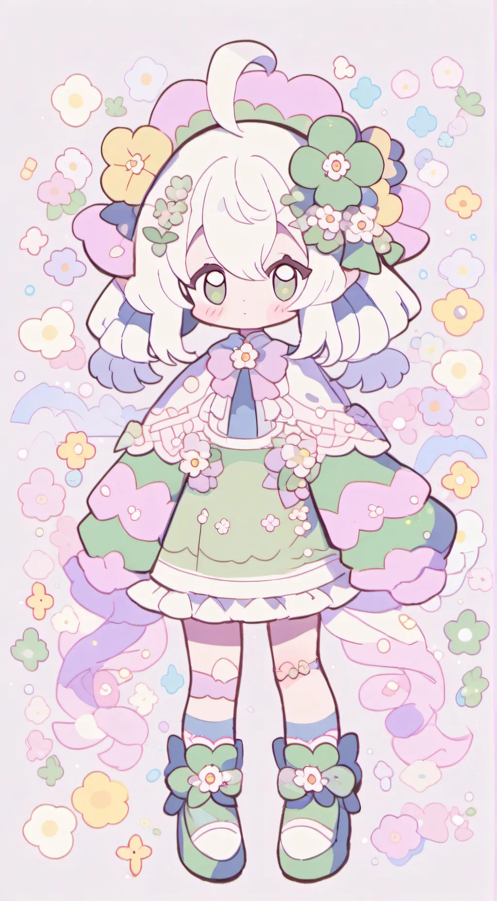 ai character: Dandys world PM! background