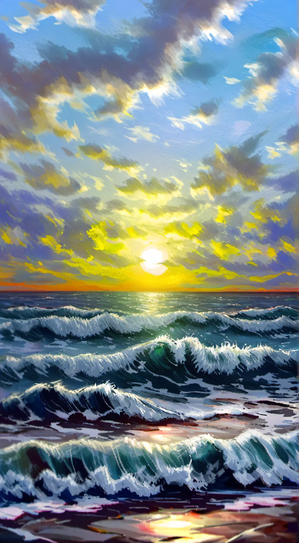 ai character: nabi x santi background