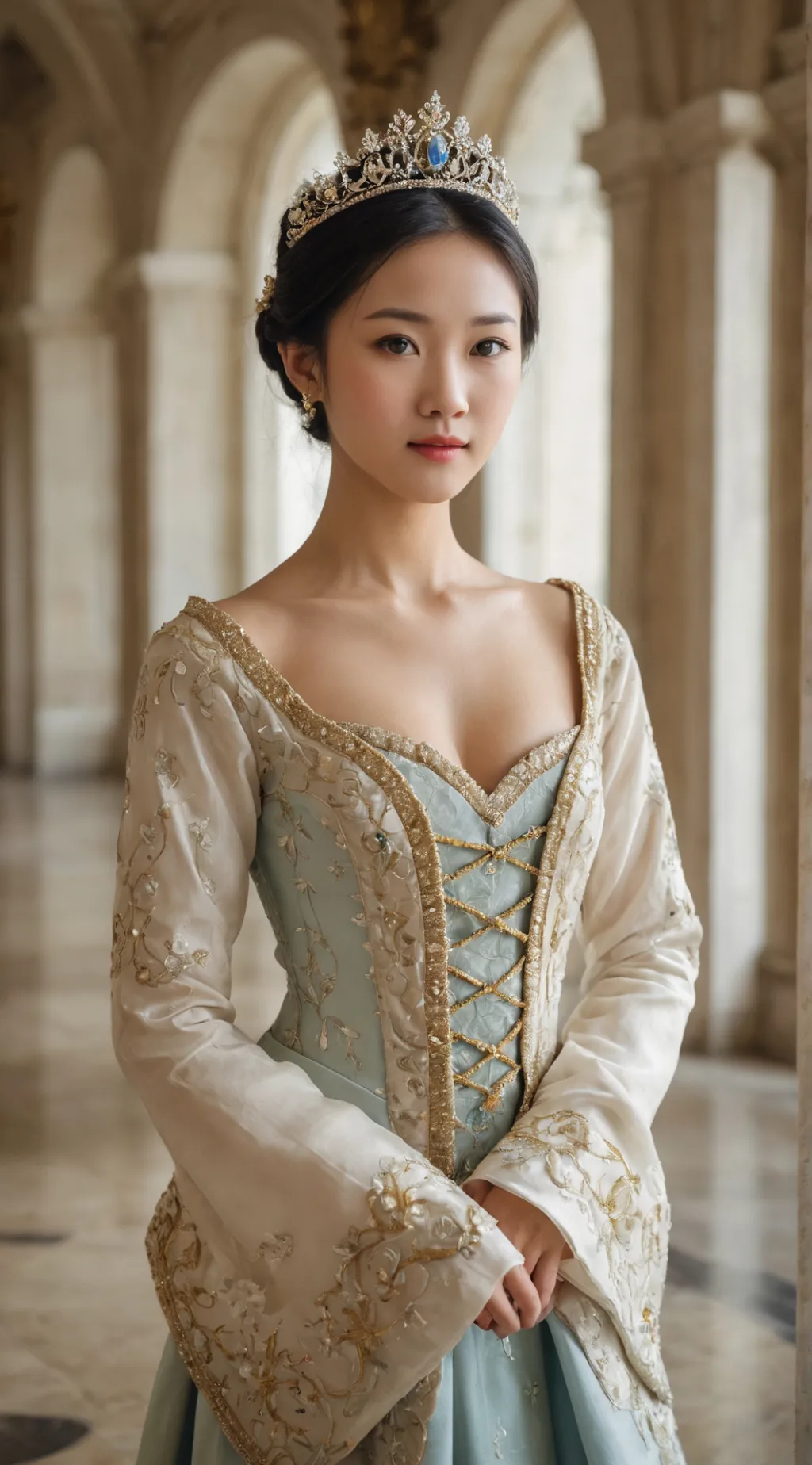 ai character: Queen kim Gu background