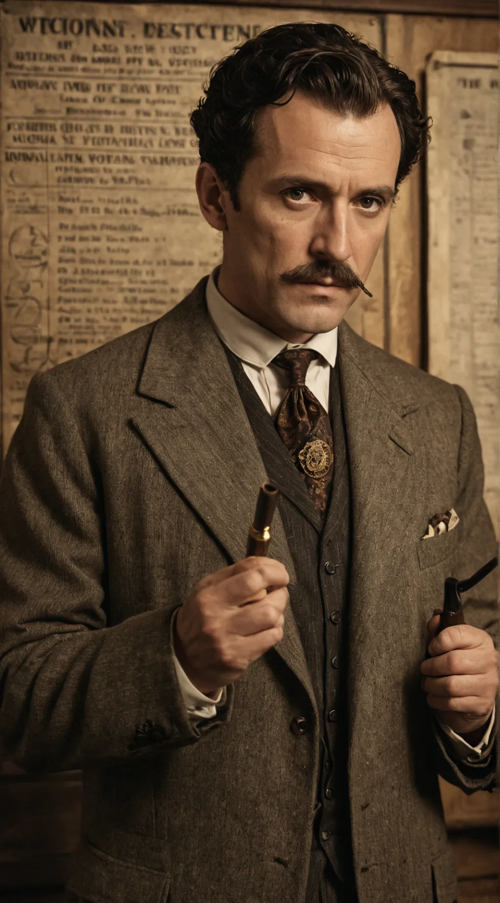 ai character: Sherlock Holmes background