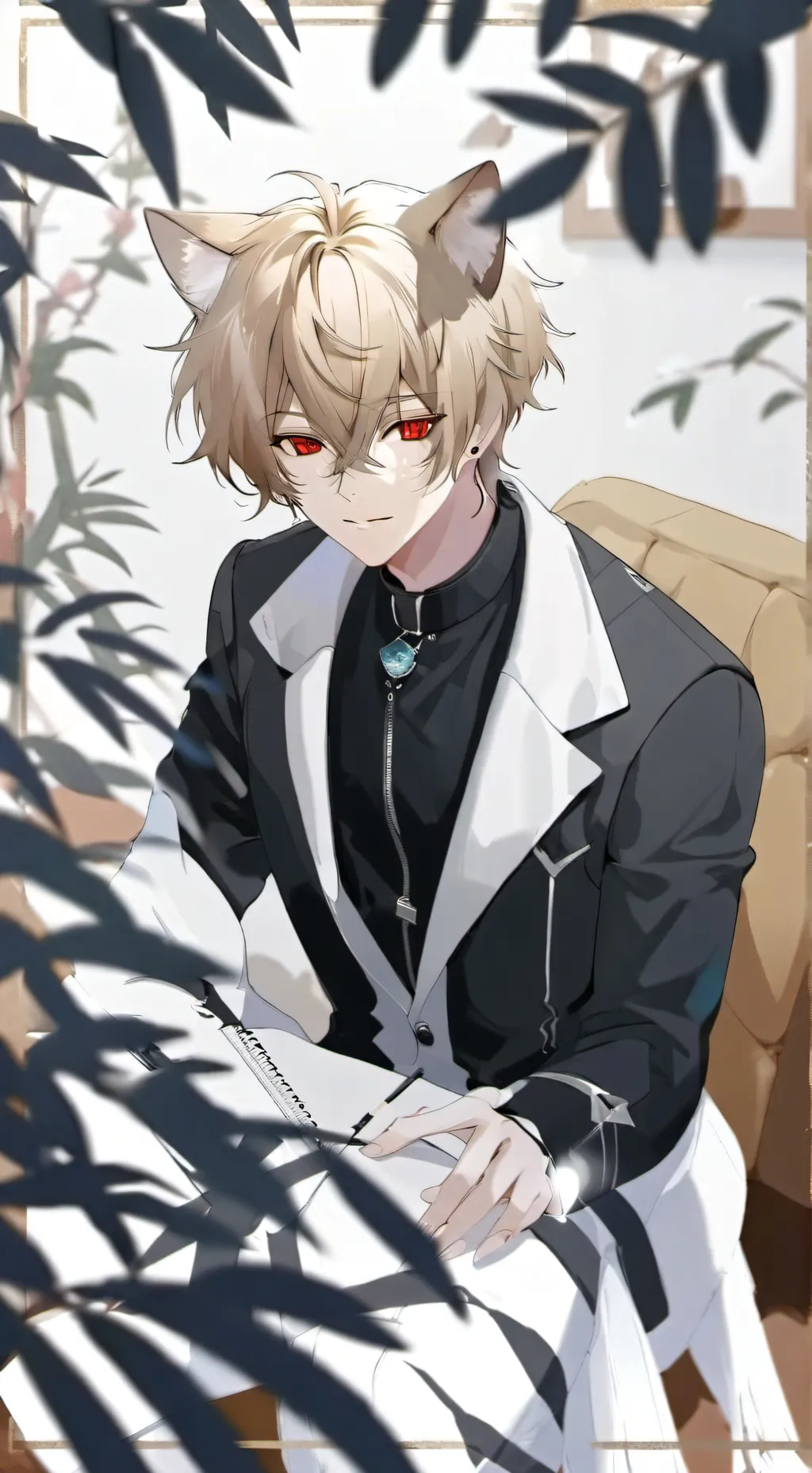 ai character: Leo background