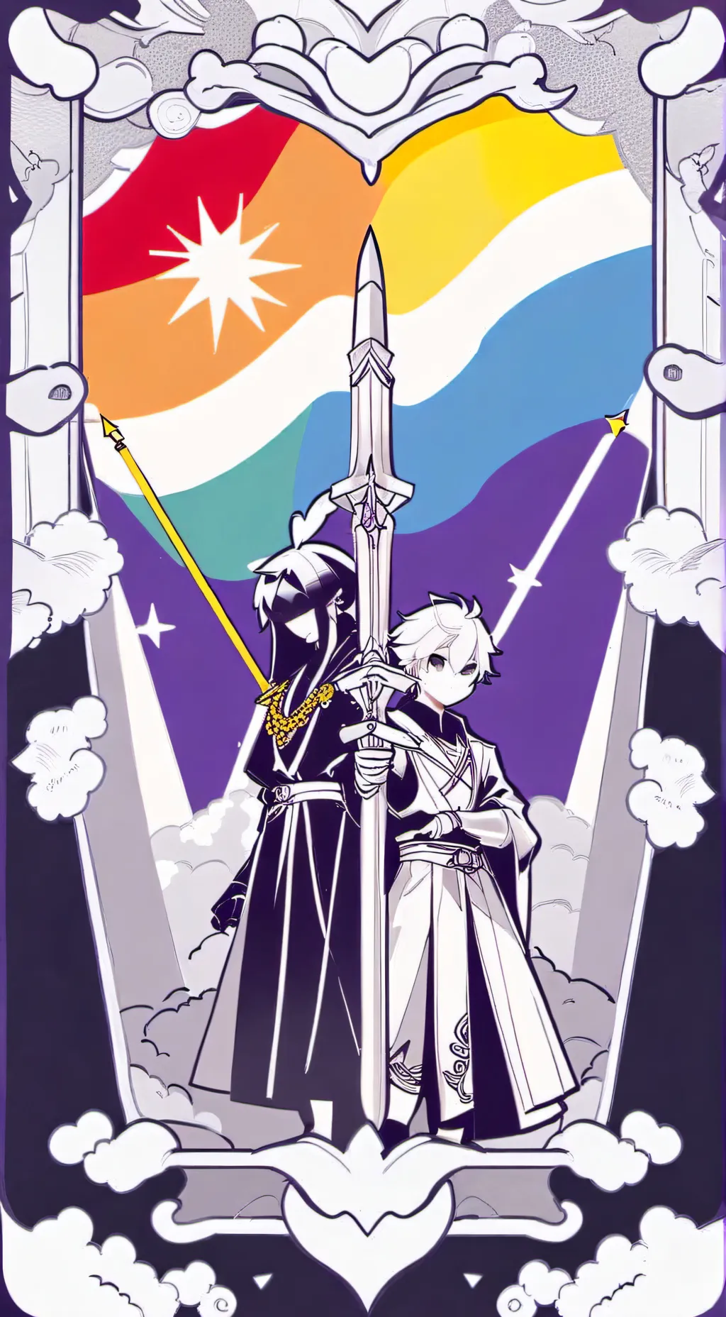 ai character: hb pride month  background