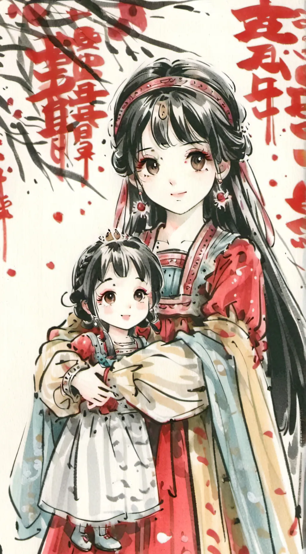 ai character: Rich family  background