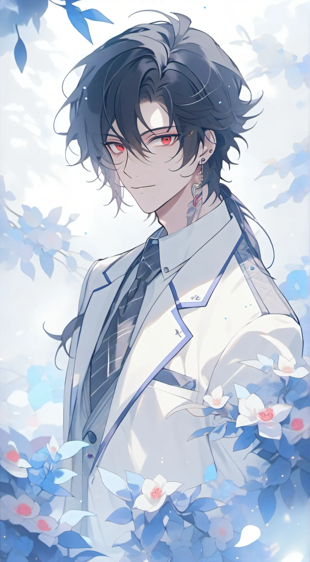 ai character: muzan! <3 background