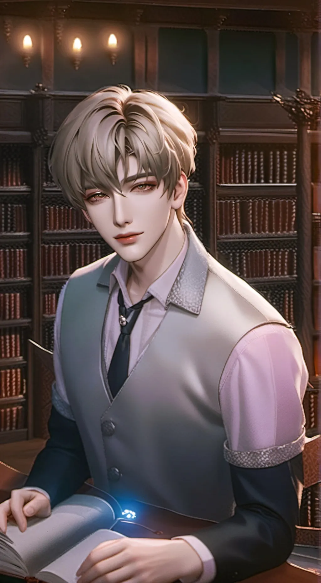 ai character: Sebastián  background