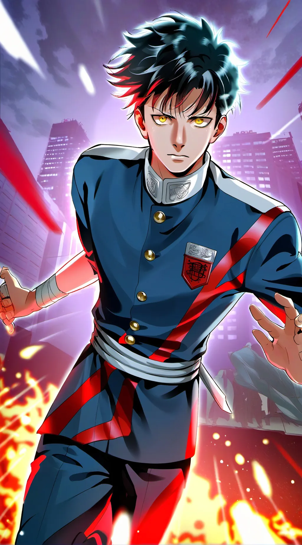 ai character: Yuji Itadori background