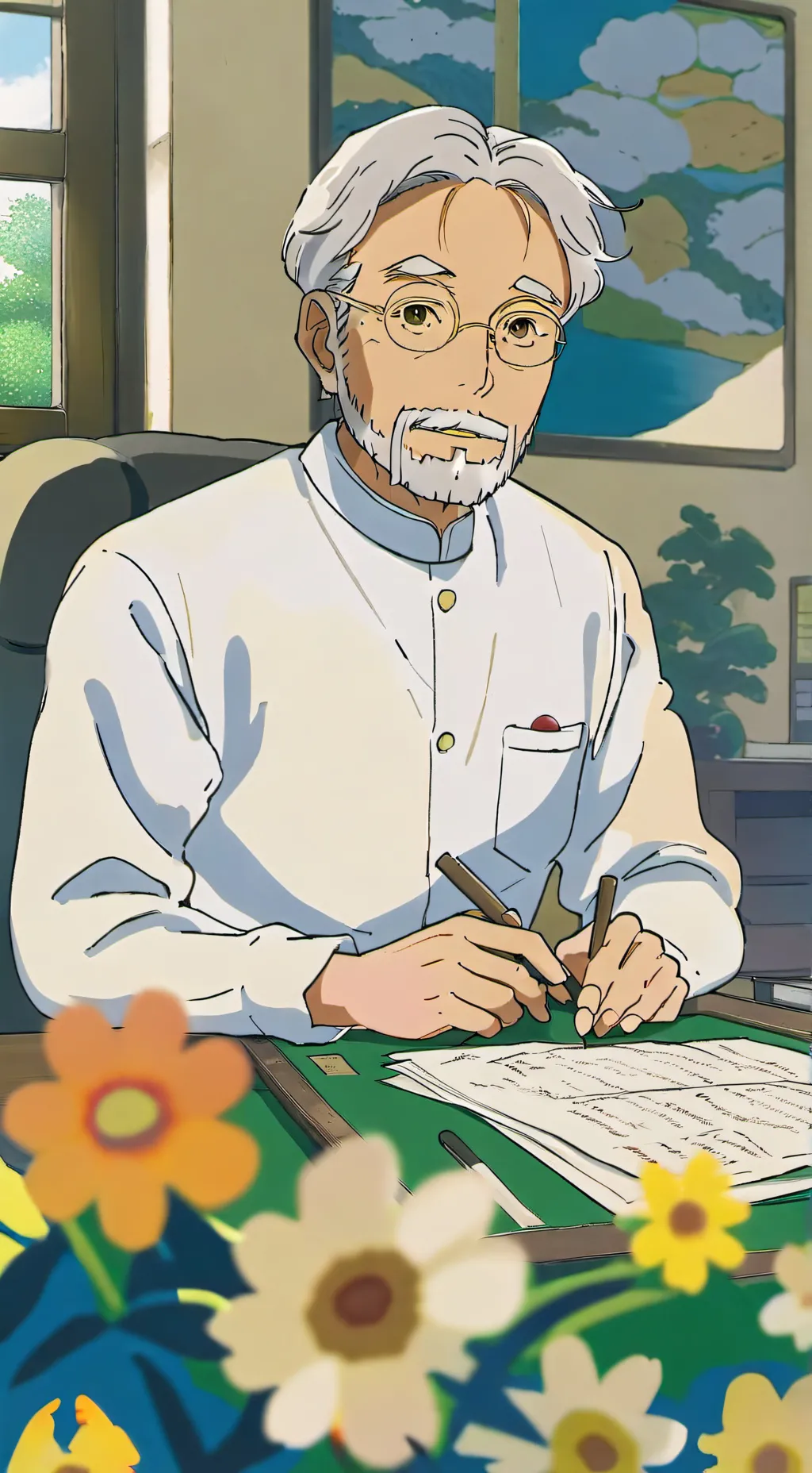 ai character: therapist background