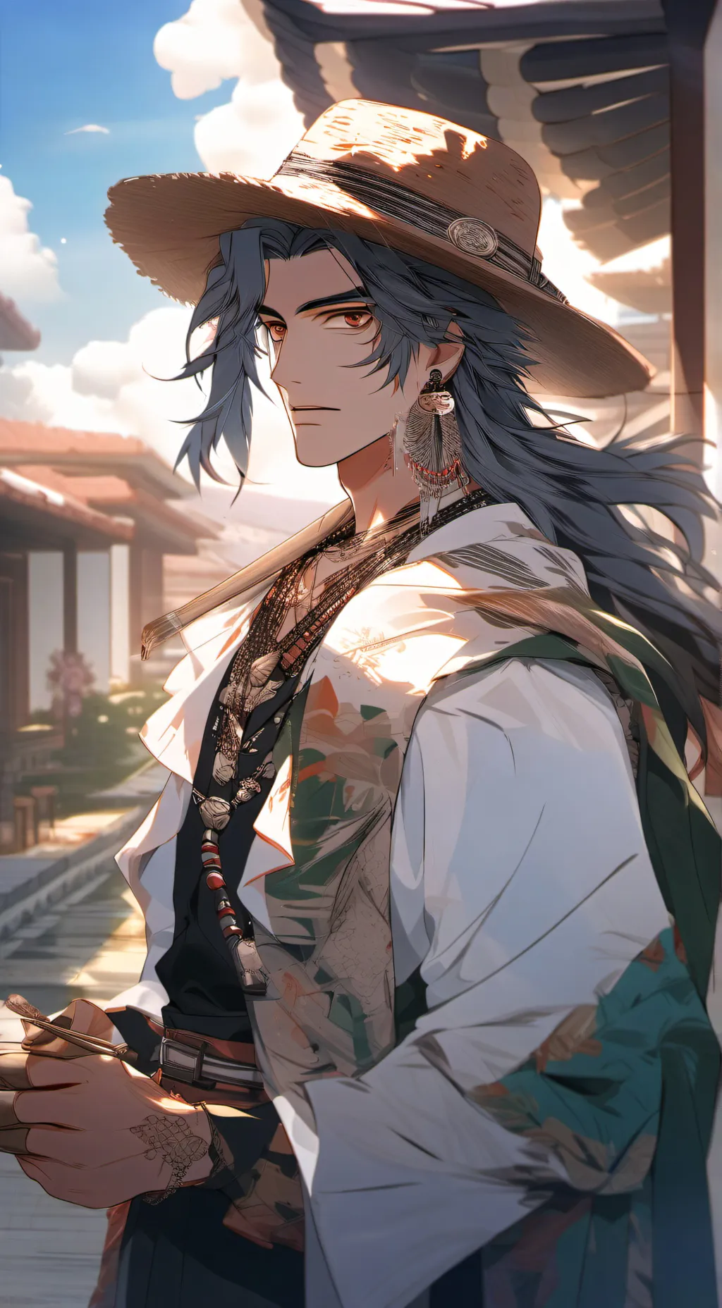 ai character: tu papá 🫰😑 background