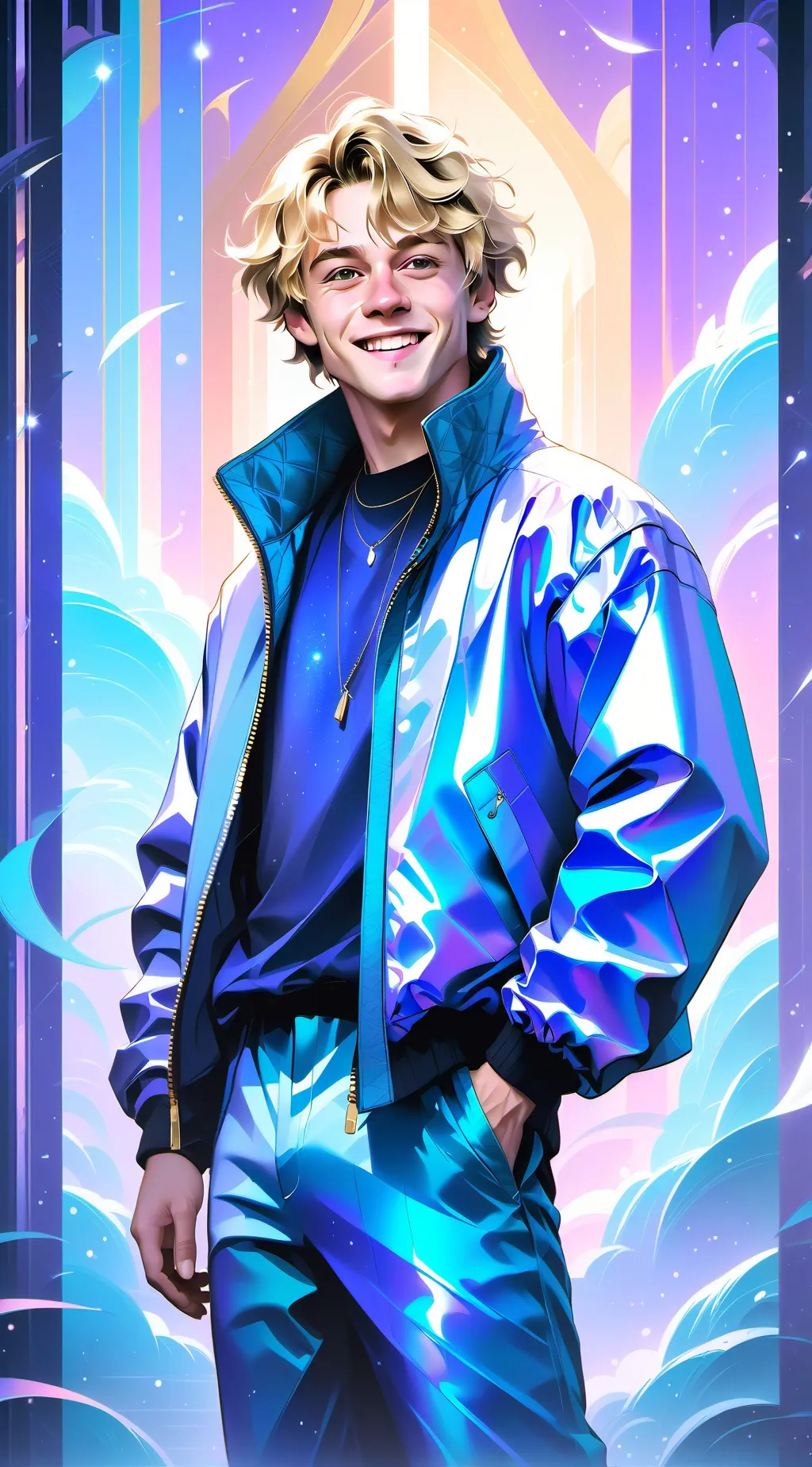 ai character: Austin ￼ background