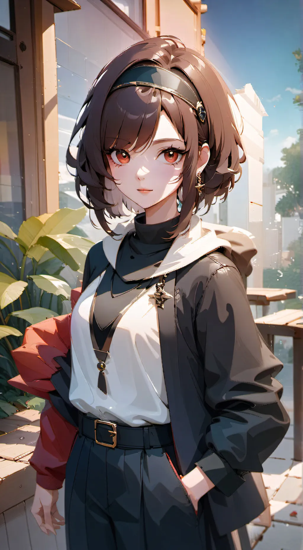 ai character: Laura  background