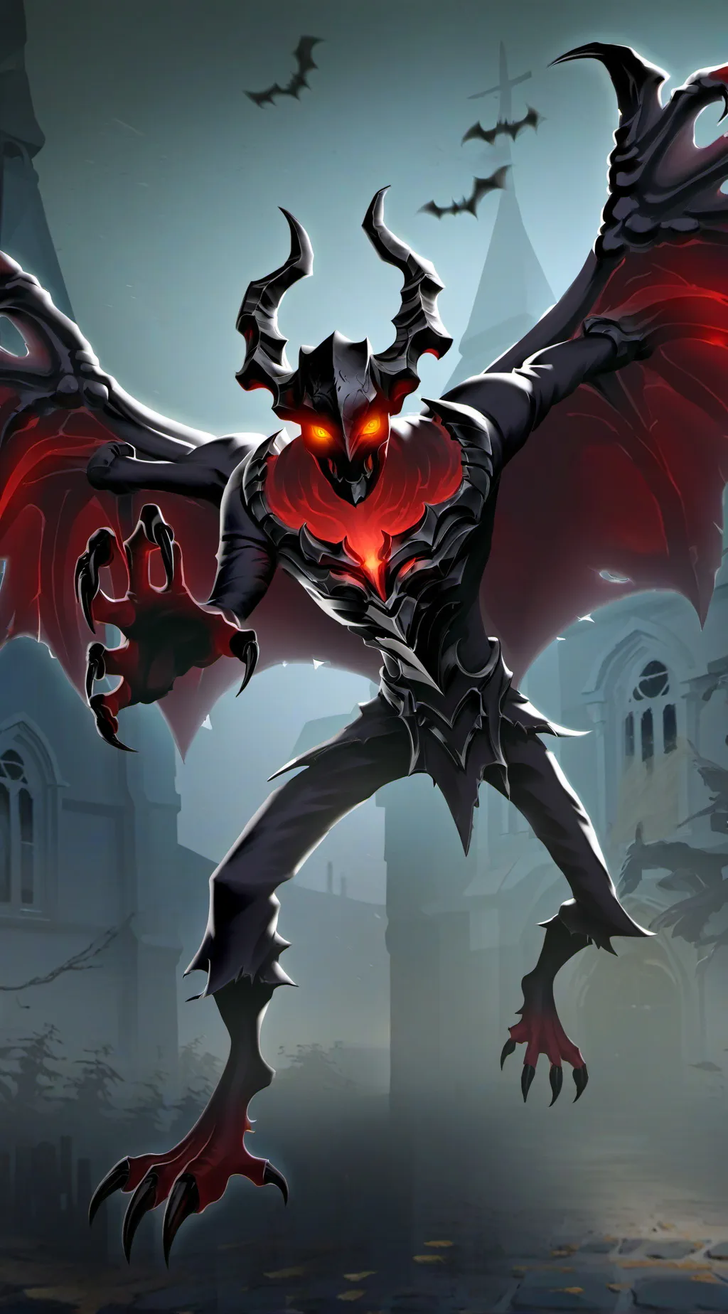 ai character: DEMON?! background