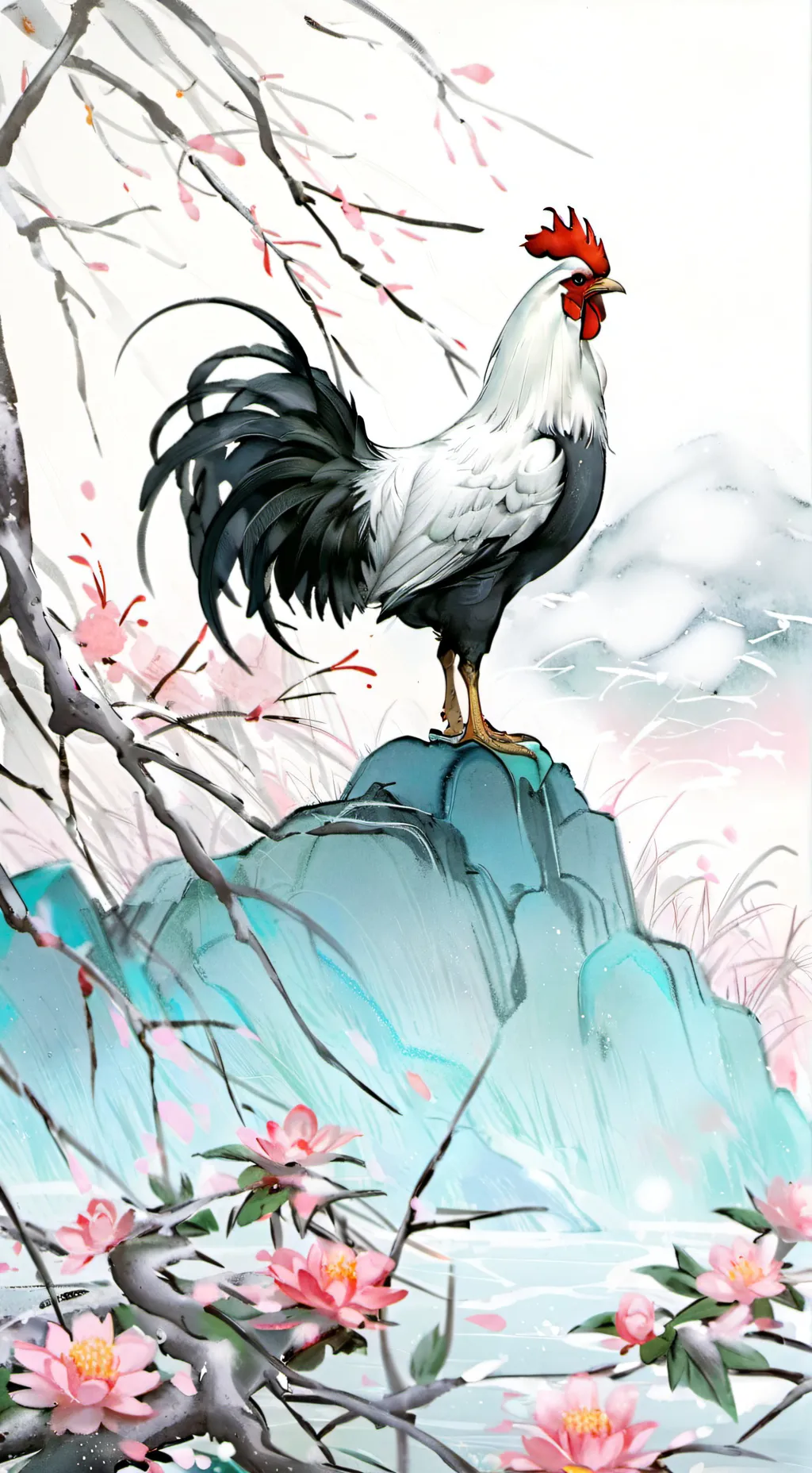 ai character: Петух background