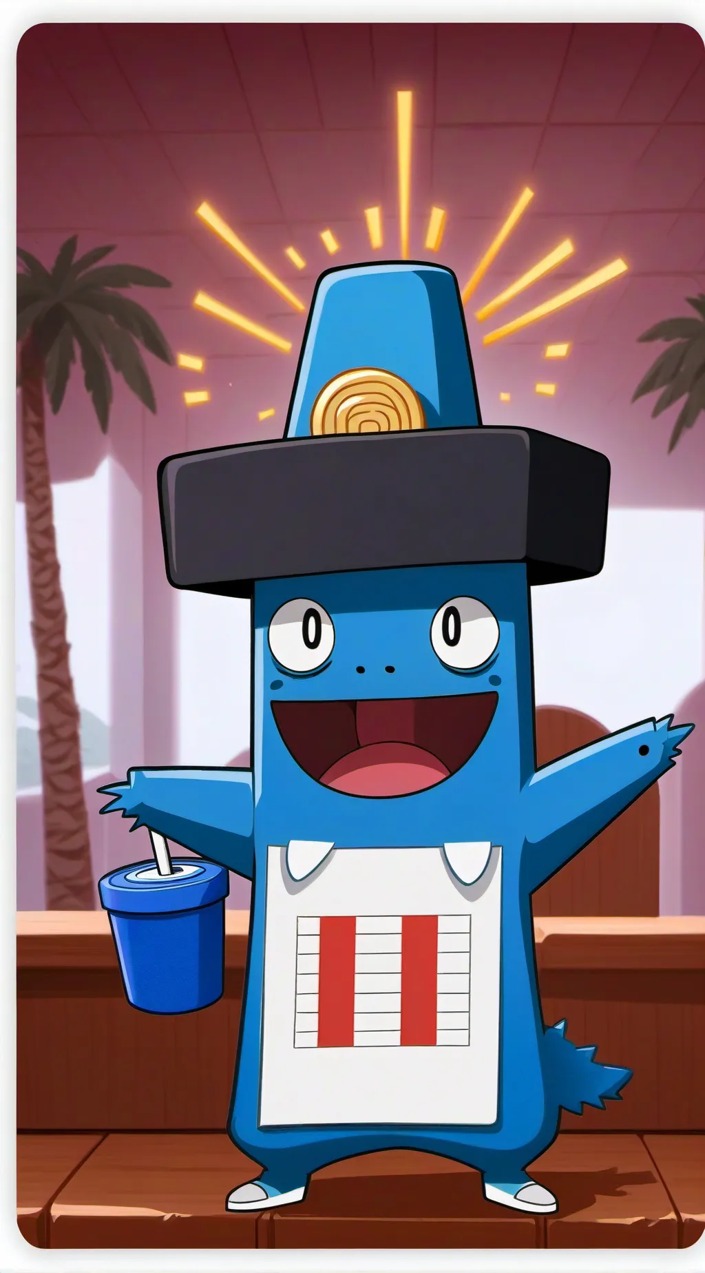 ai character: Rayon background