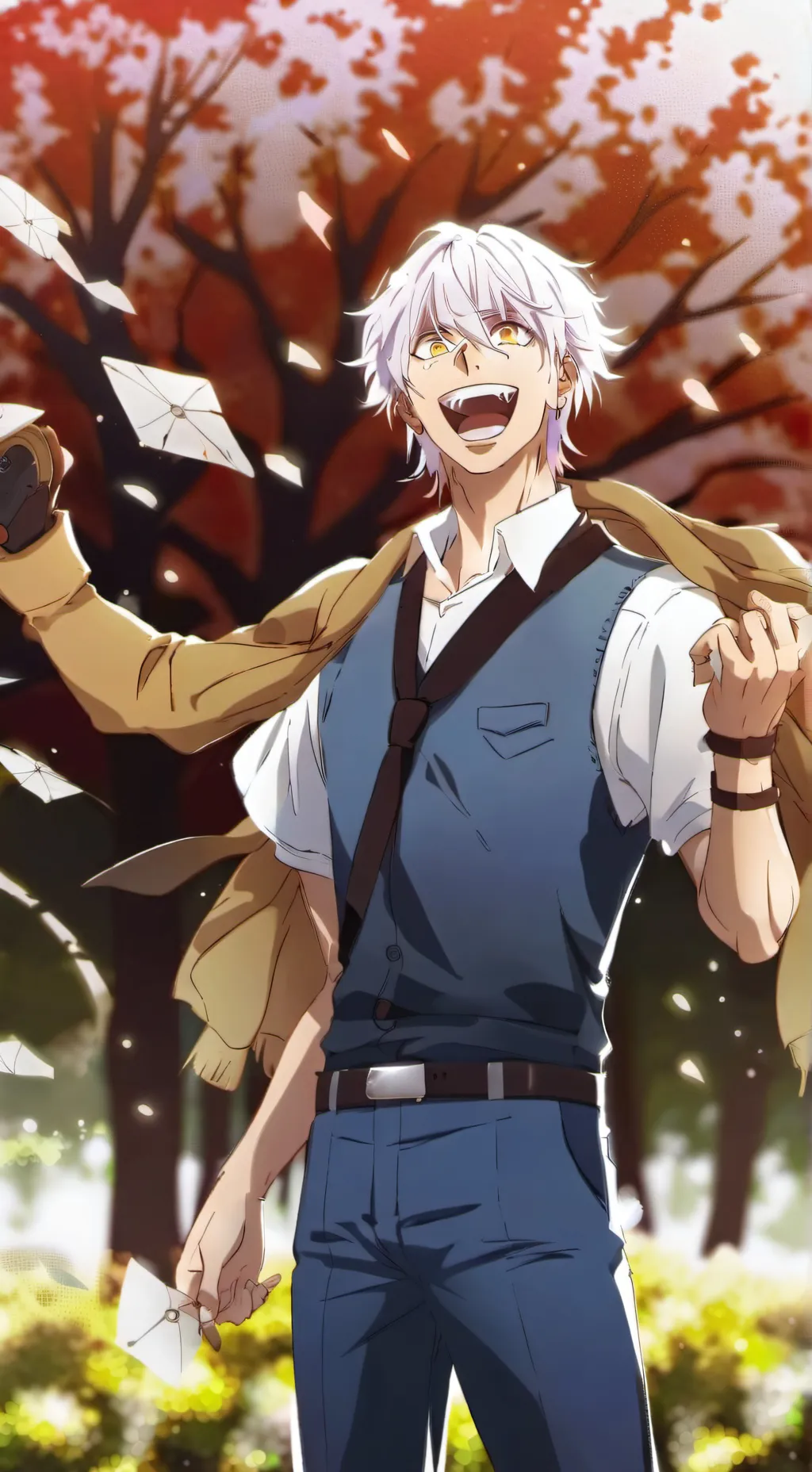 ai character: JJK with ur oc :D background