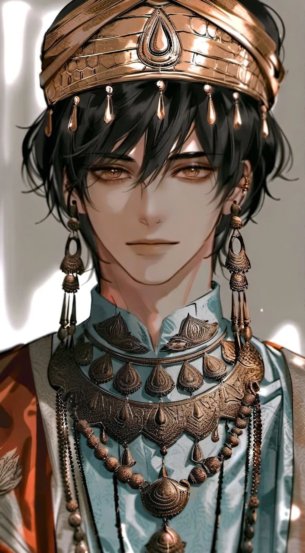 ai character: un étranger sexy? background