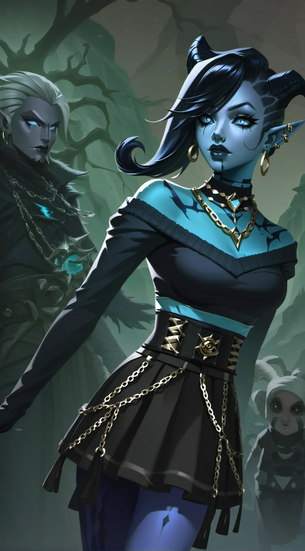 ai character: Mha background