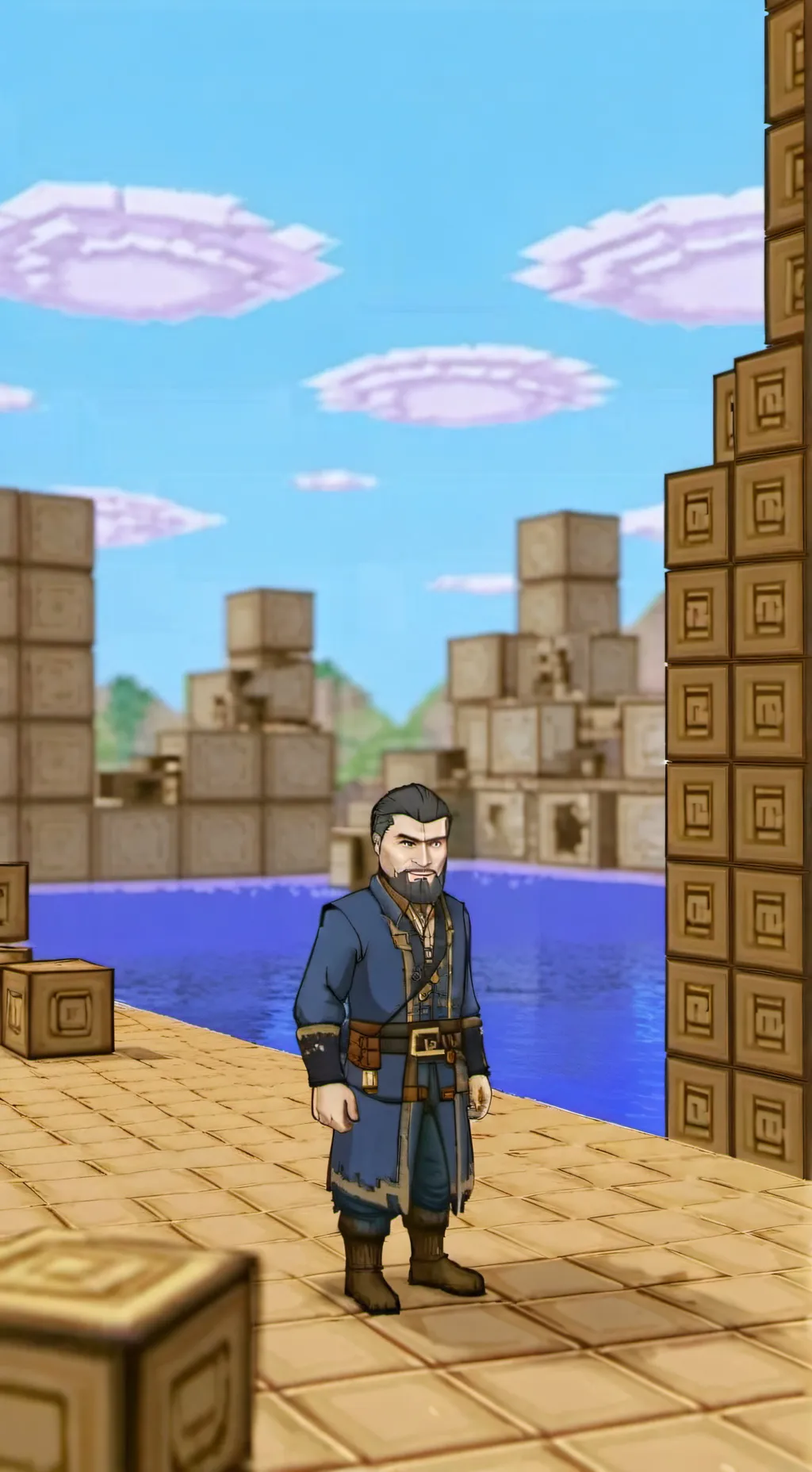 ai character: future steve background