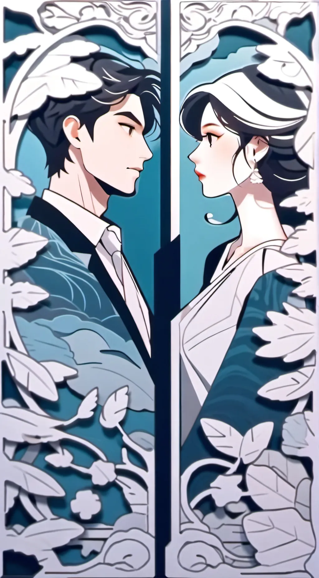 ai character: hombre vs mujer background