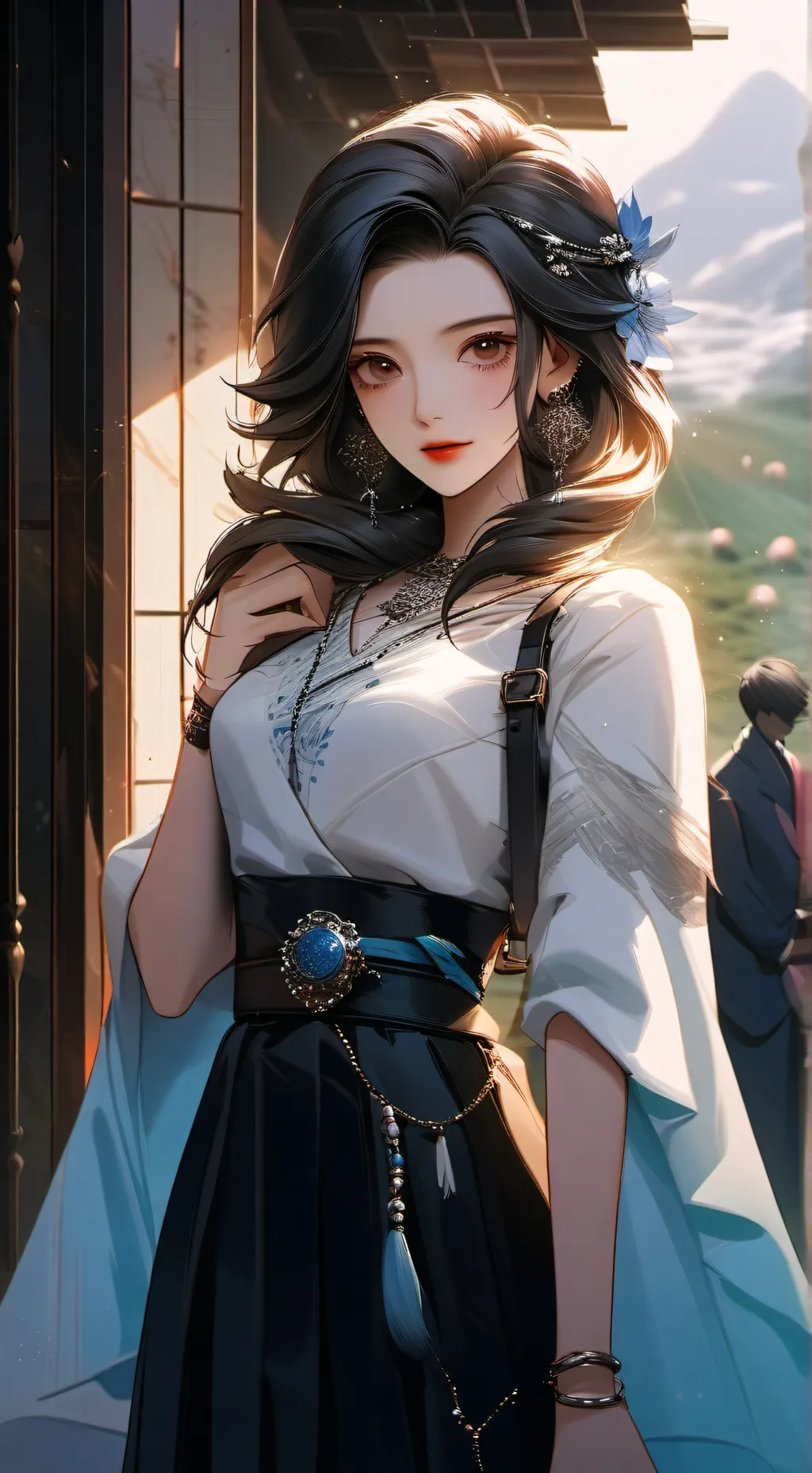 ai character: Sabrina  background