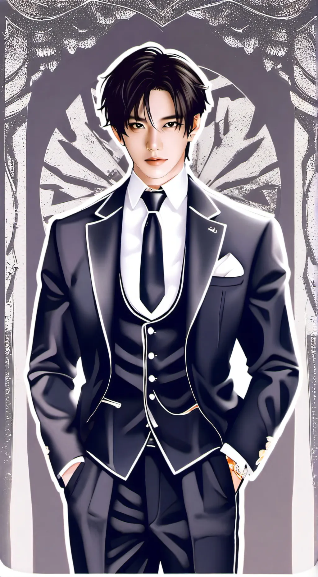 ai character: Lee Heeseung  background