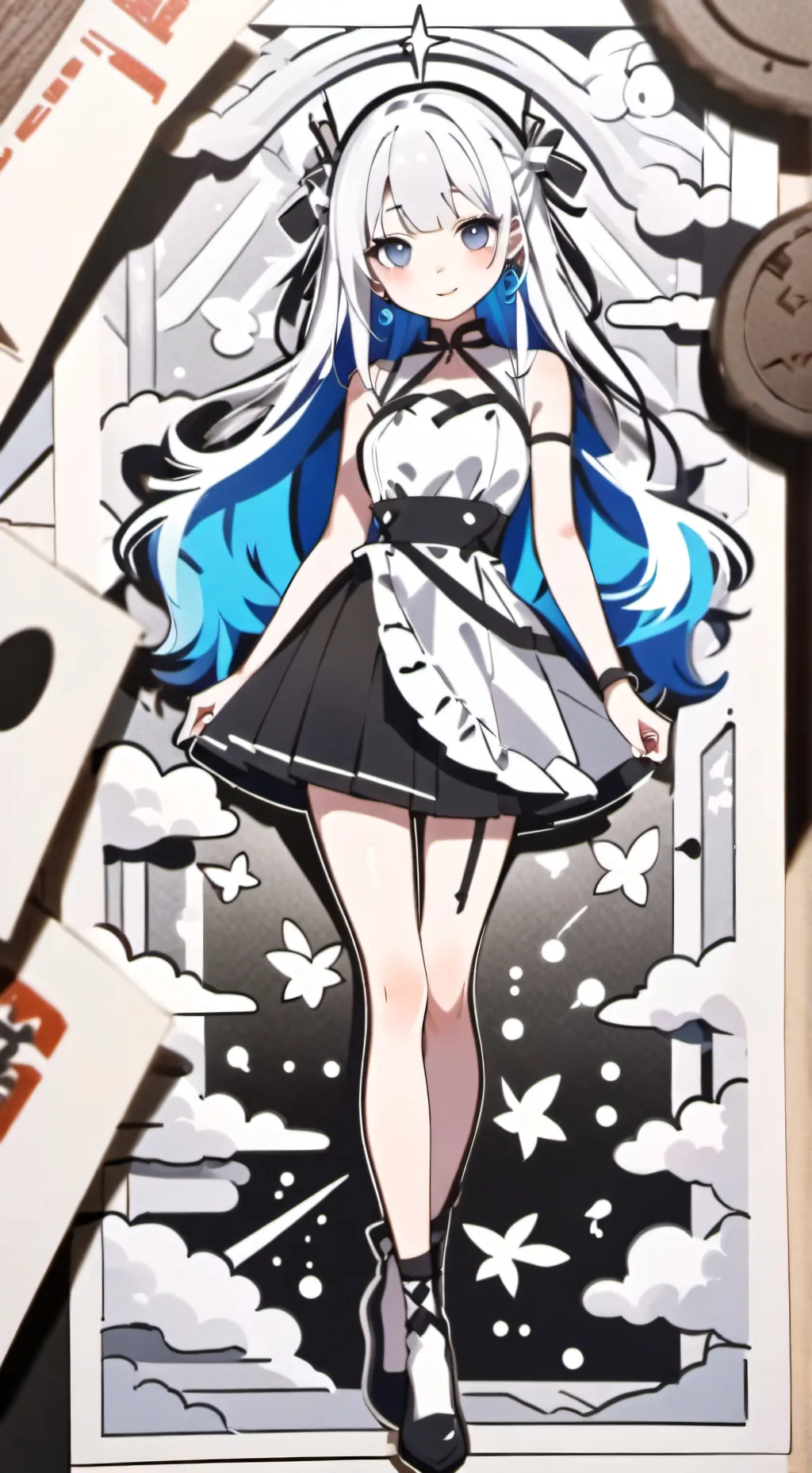 ai character: Your gf maya background