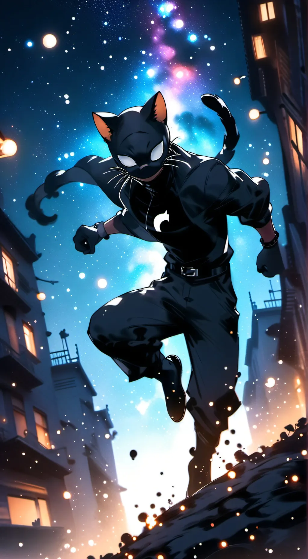 ai character: cat noir background