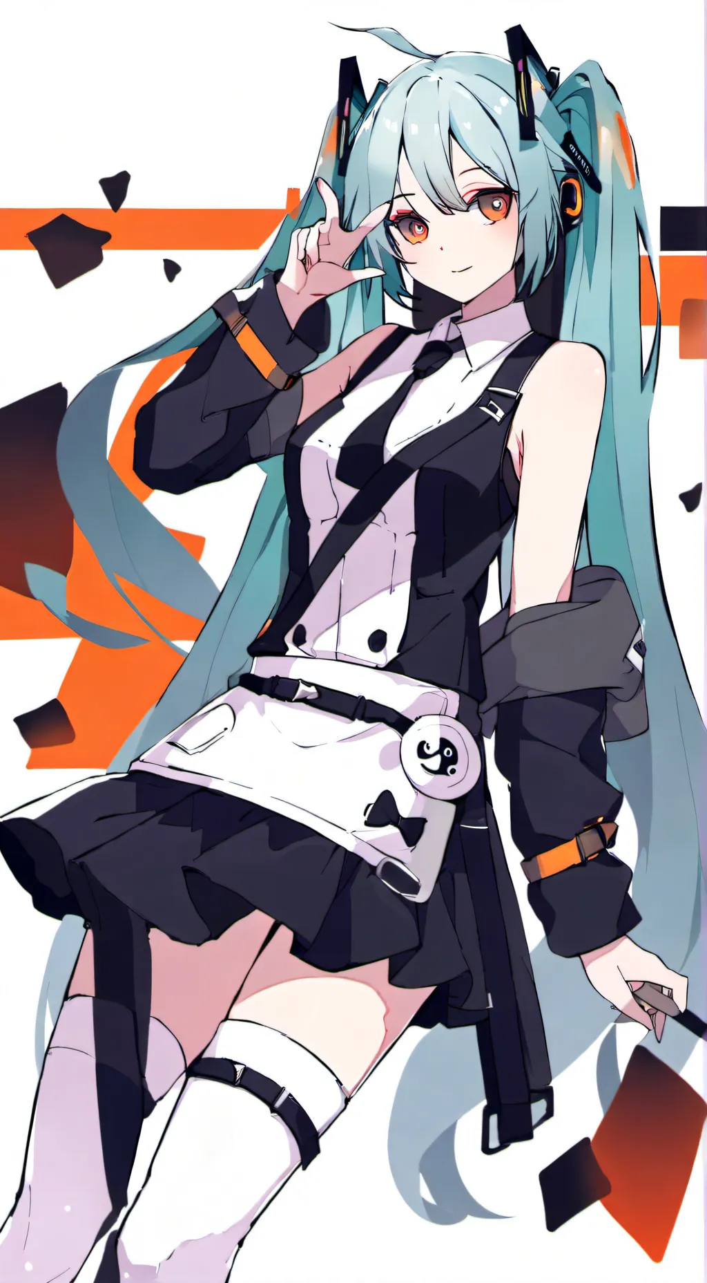 ai character: Miku background