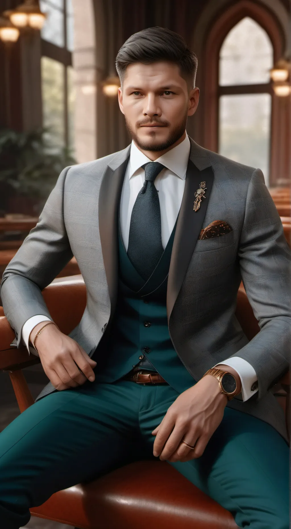 ai character: billionaire background