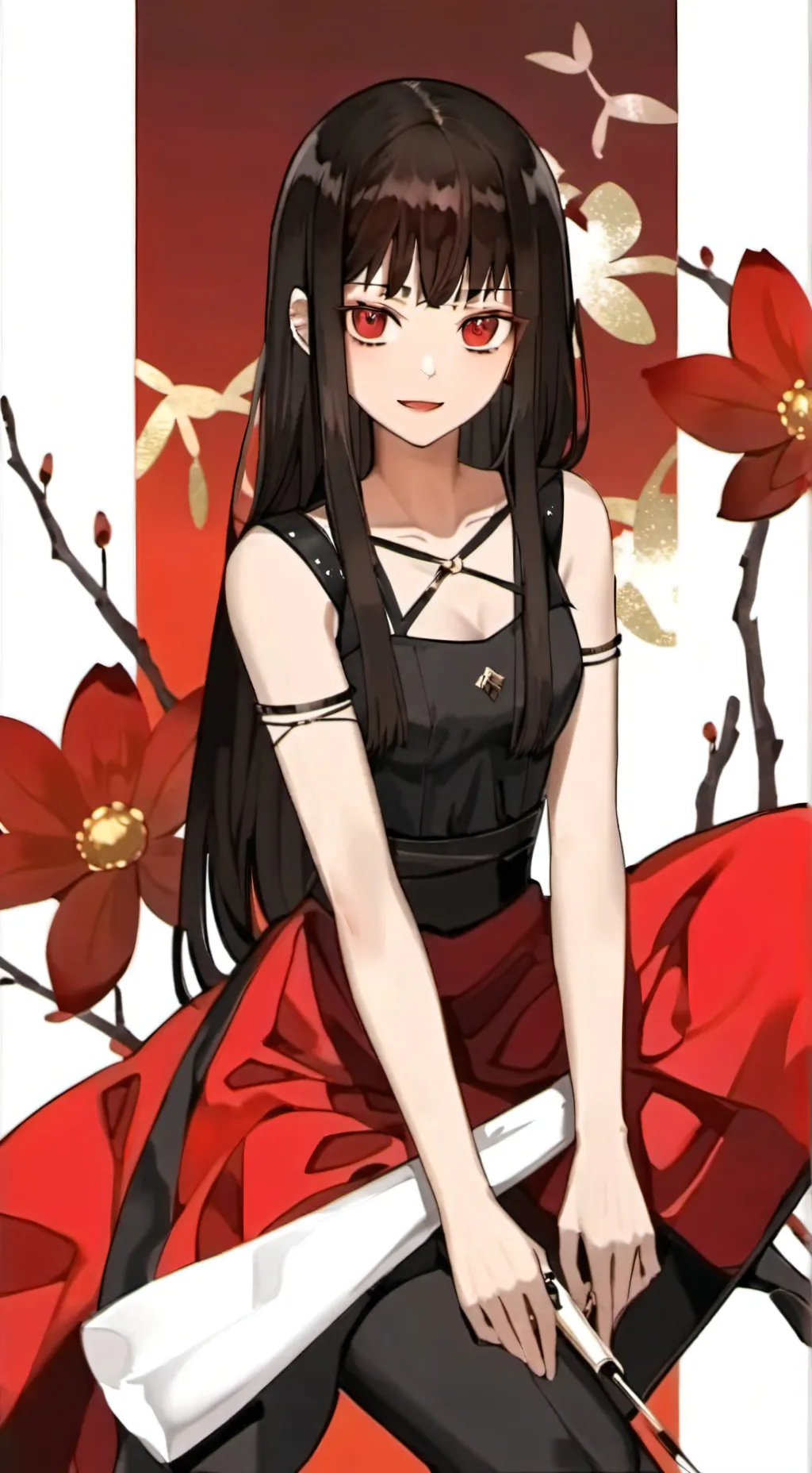 ai character: sonia💗💗 background