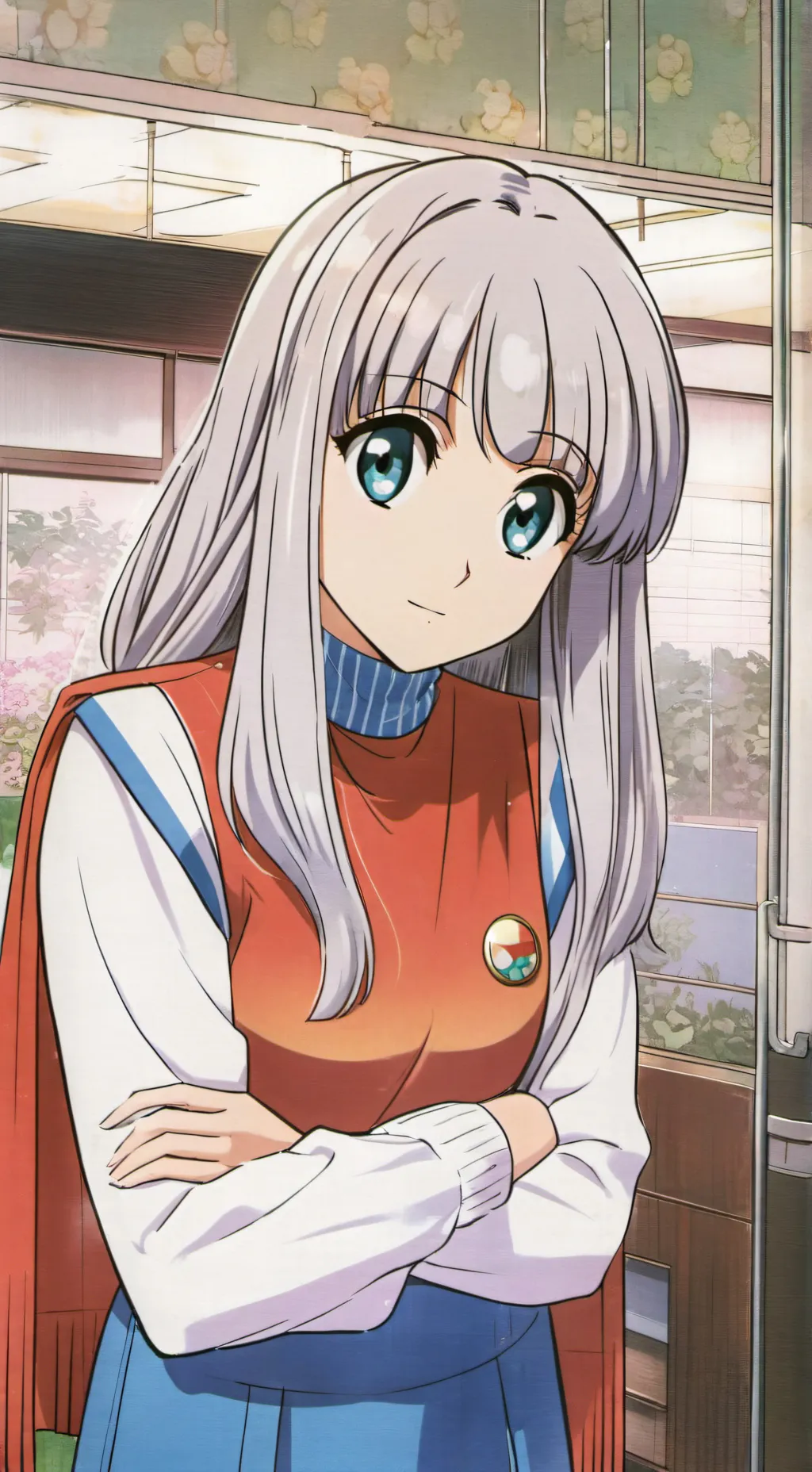 ai character: 🌻maria🌻 background