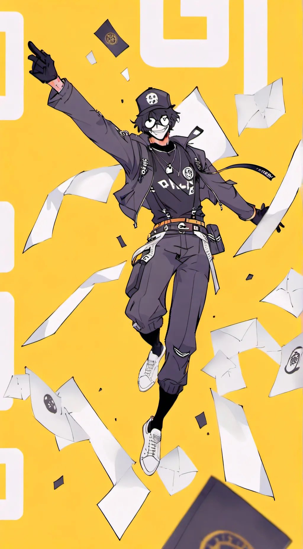 ai character: criminal escaped background