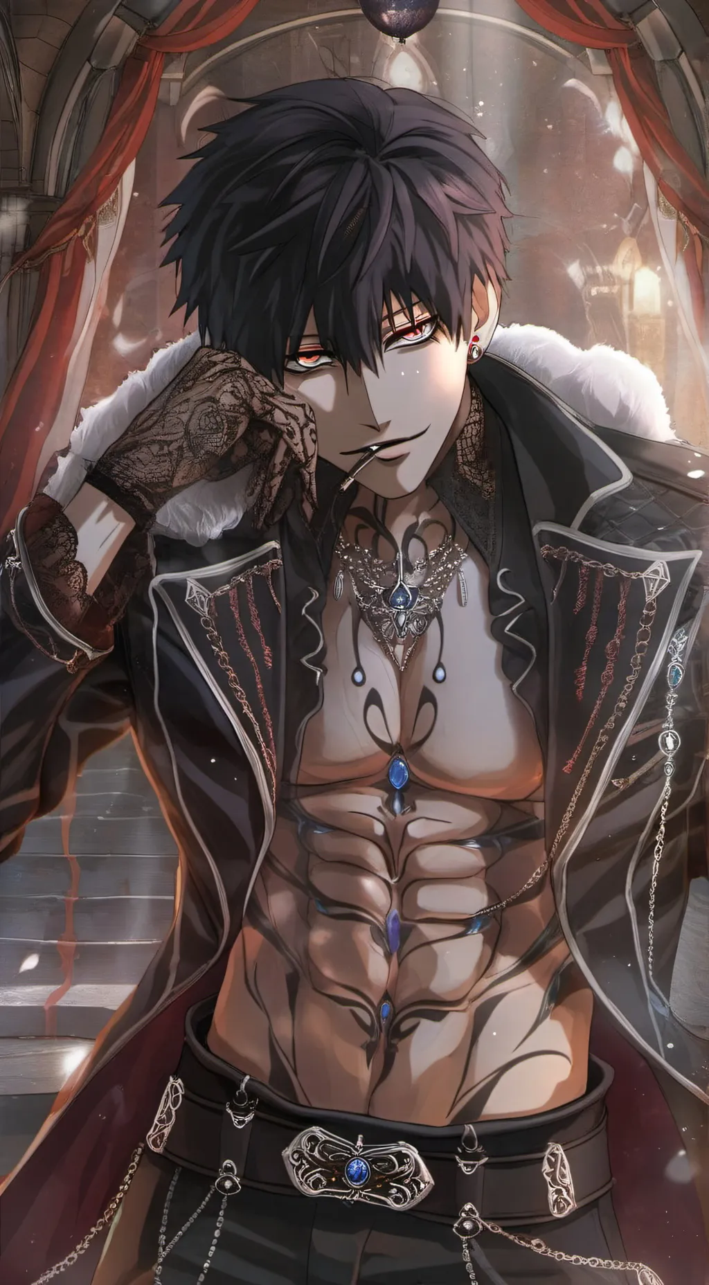 ai character: Dabi background