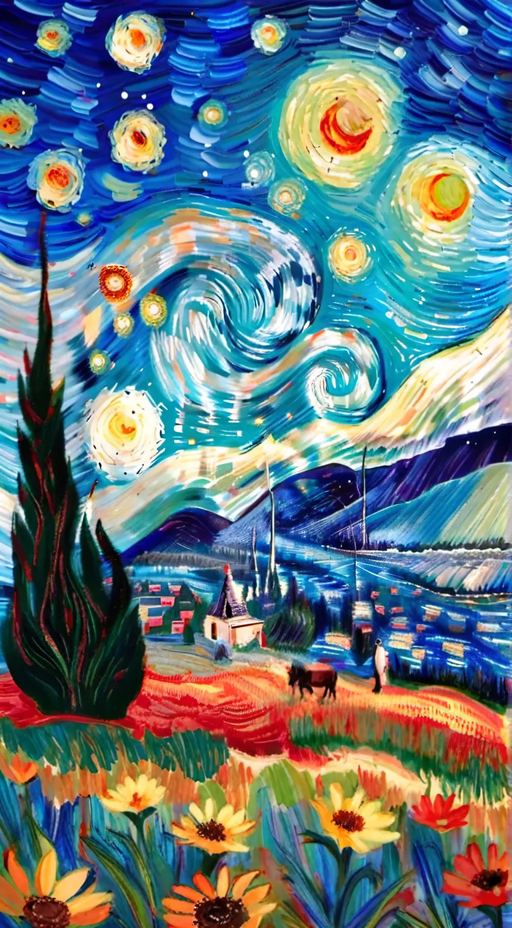 ai character: aprecie a paisagem background