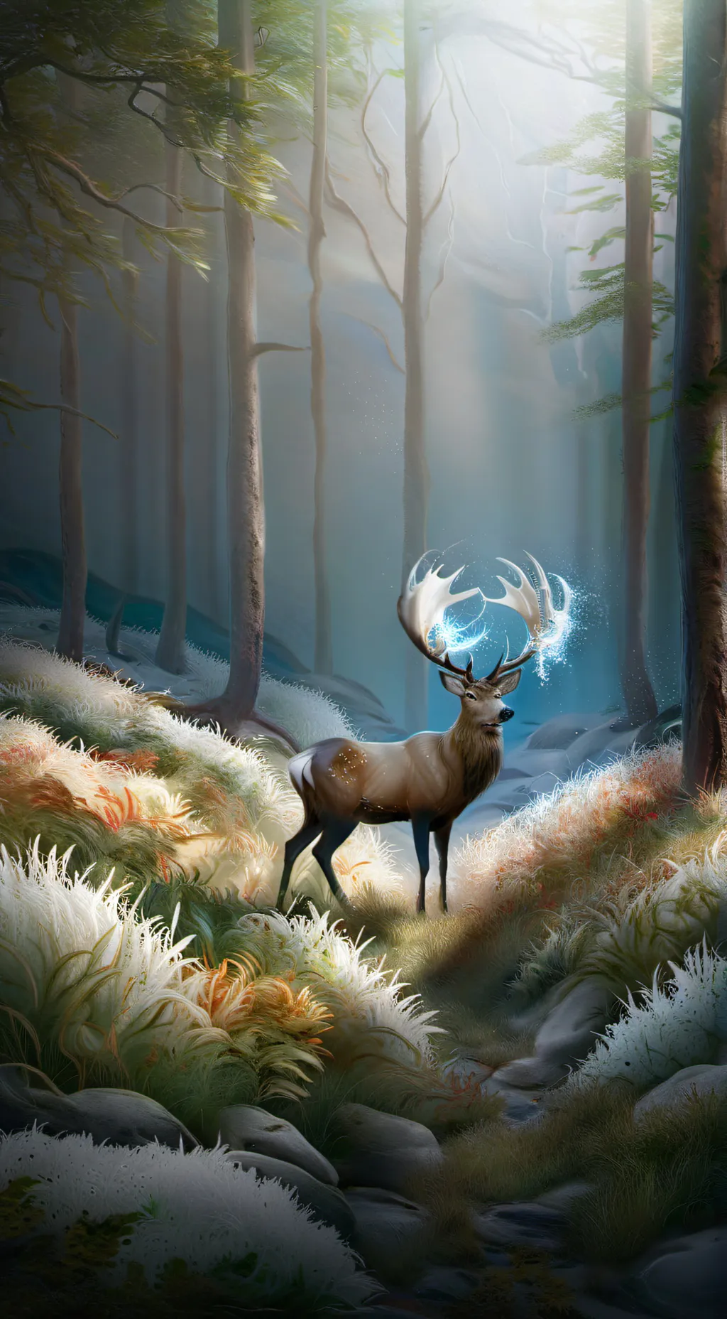 ai character: Forest background