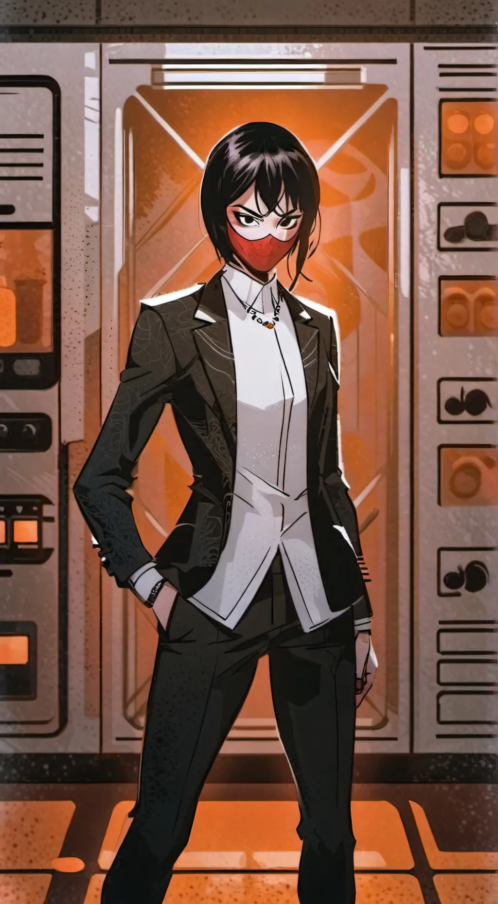 ai character: silk cintia moon background