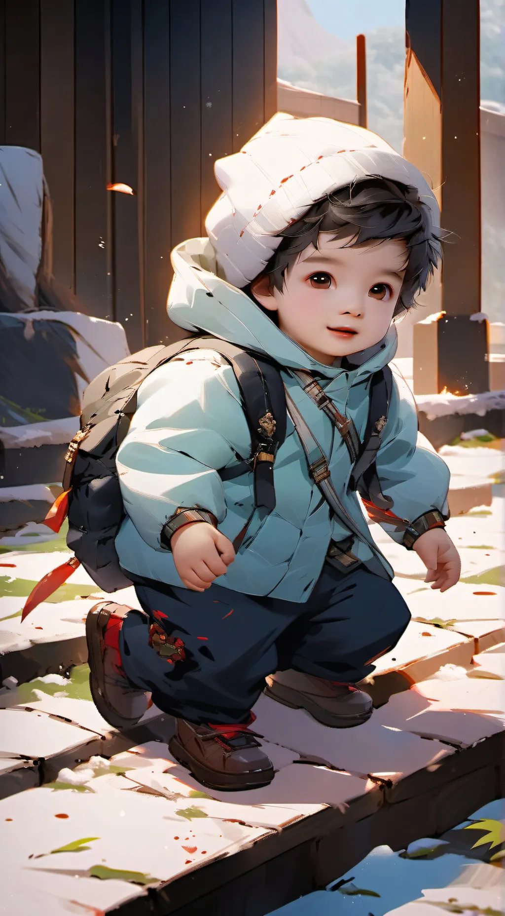 ai character: Baby Lilly background