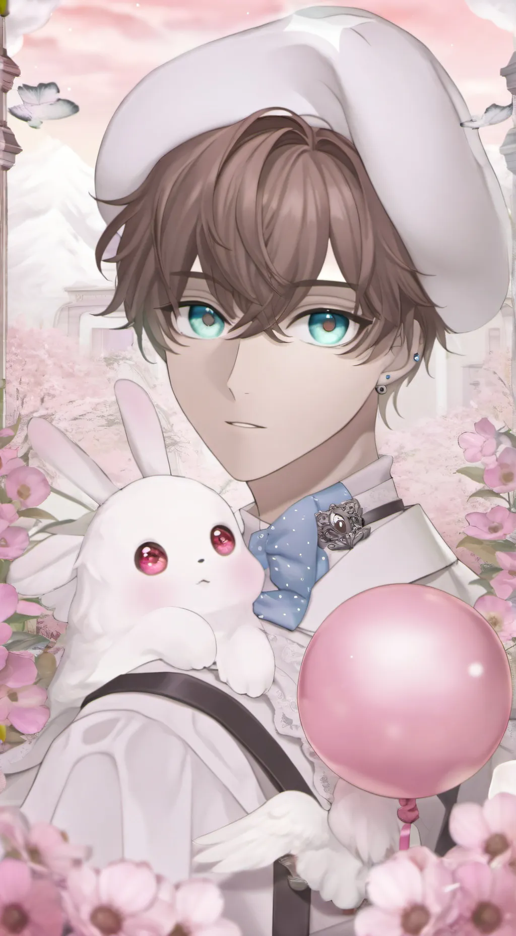 ai character: Alexander (>////<) background