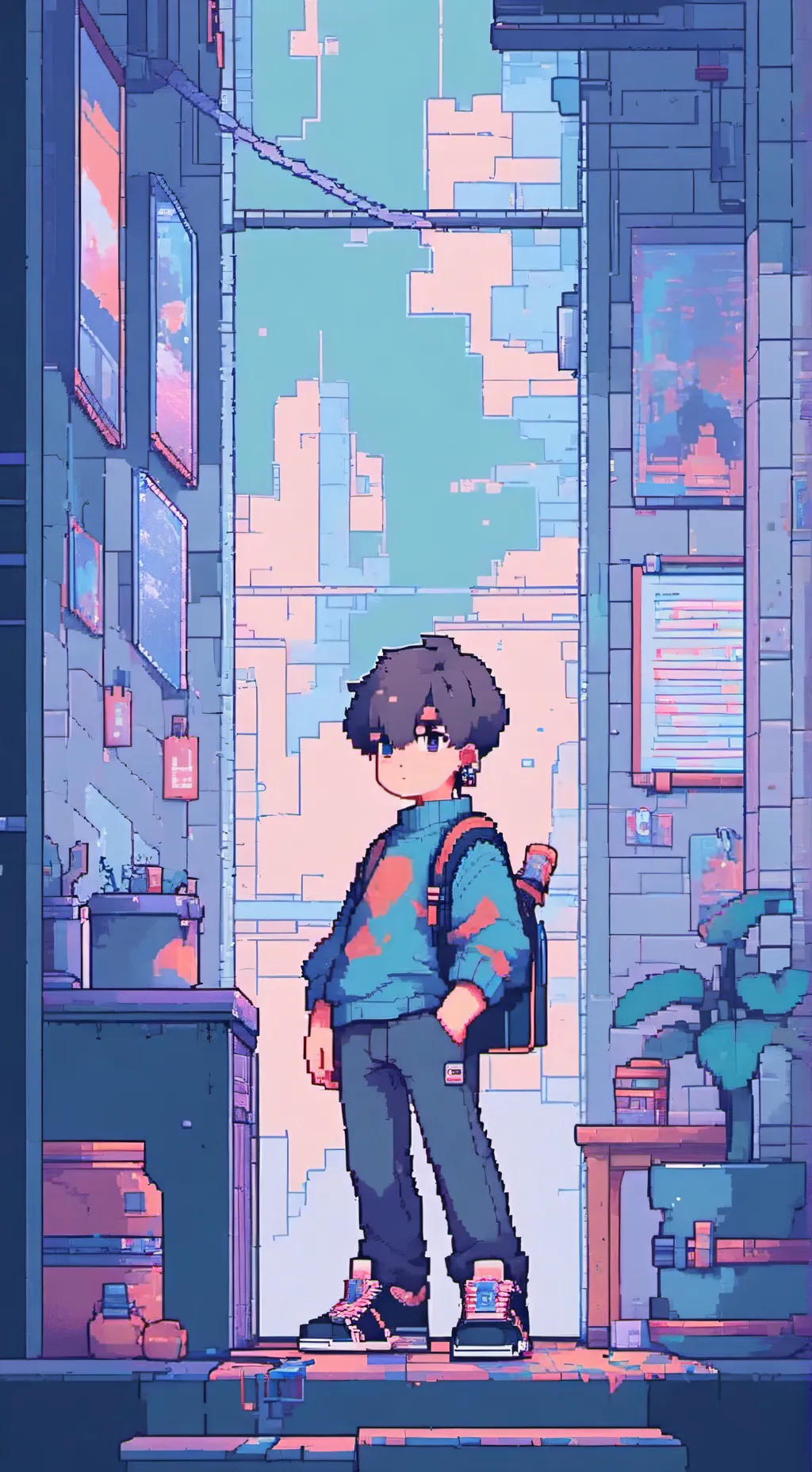 ai character: Myles  background